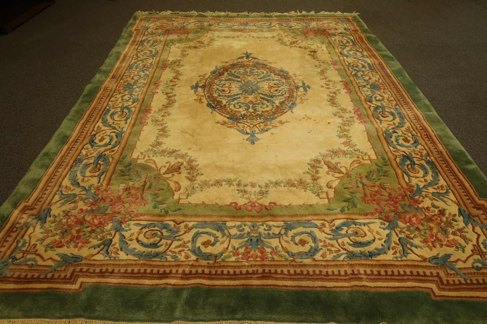 APPROX. 12' 5" X 8' 11" CHINESE HANDMADE WOOL RUG (1 of 10)