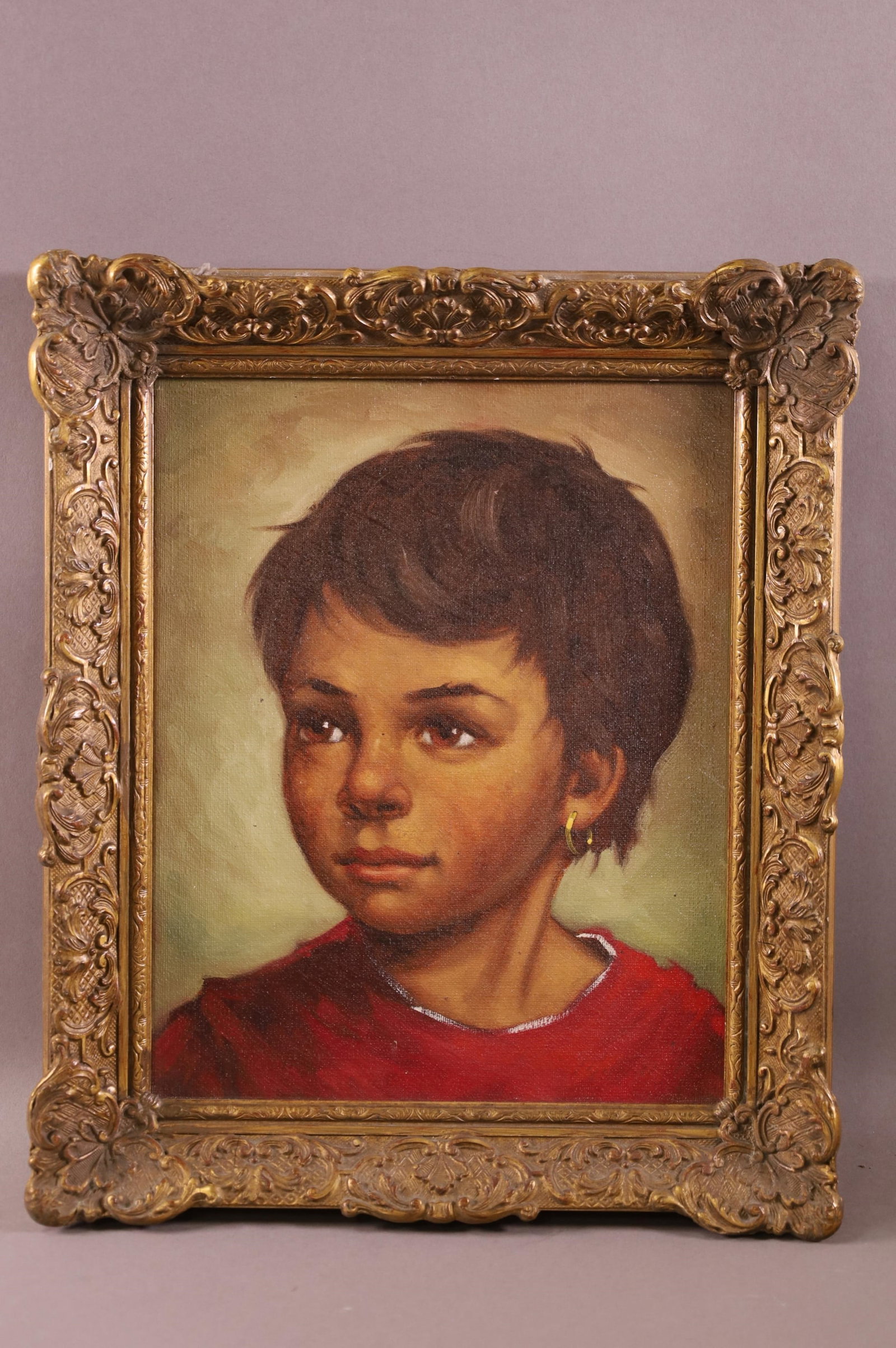 SMALL PORTRAIT PAINTING OF A CHILD (1 of 2)