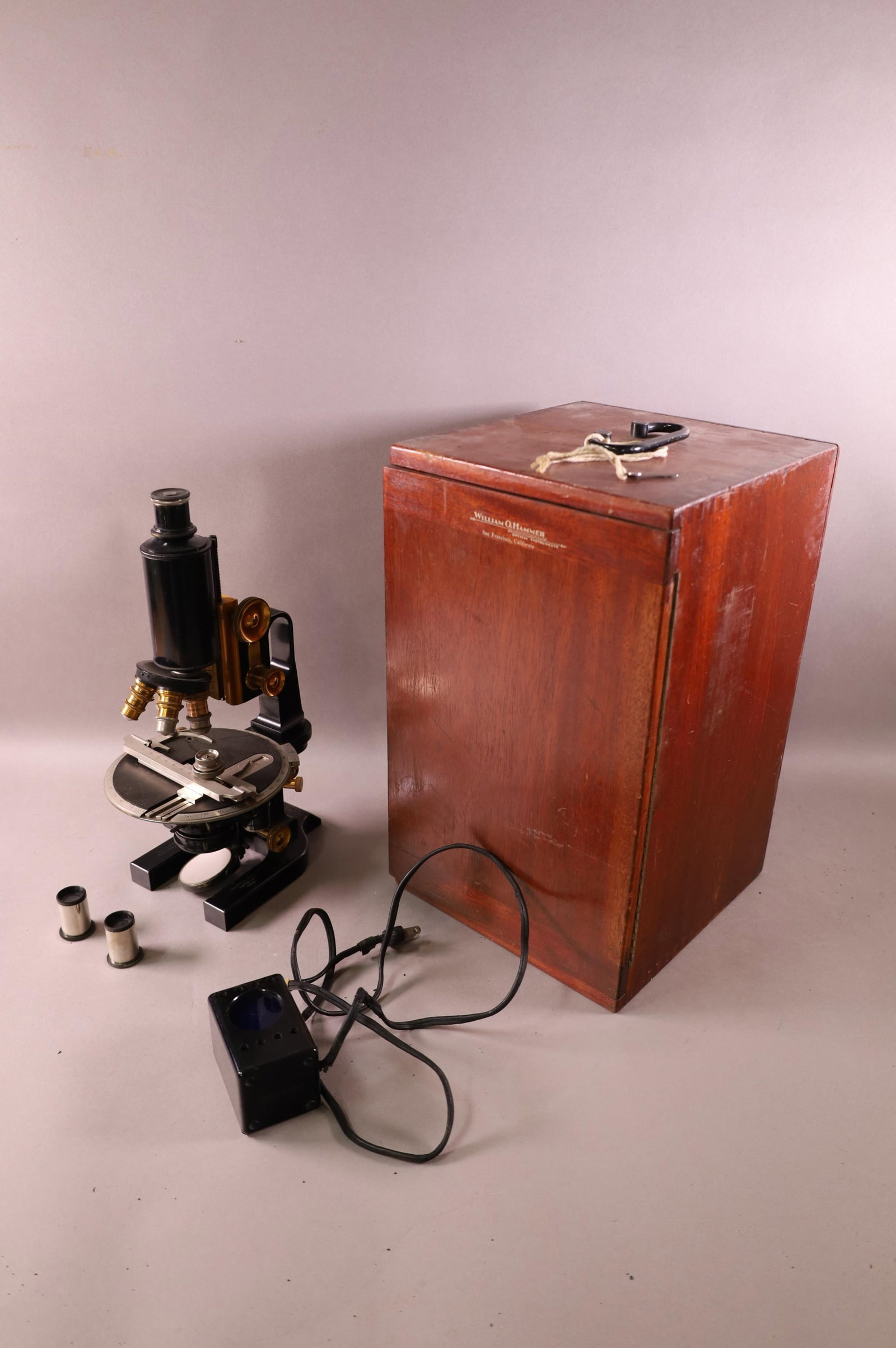 ANTIQUE MICROSCOPE (1 of 5)
