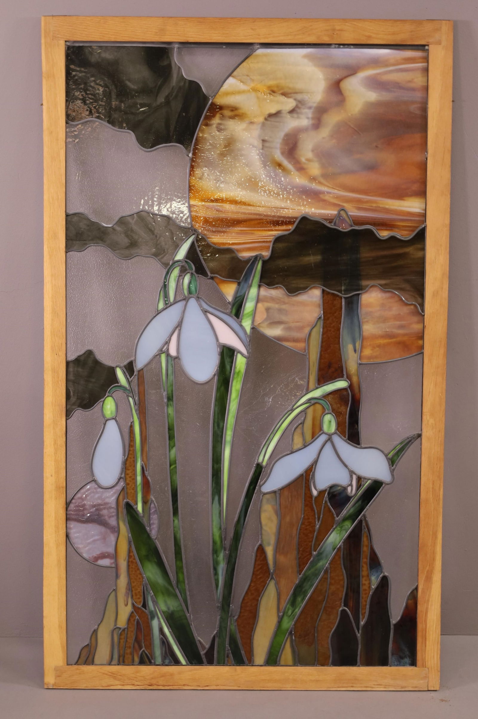 LARGE STAINED GLASS WINDOW (1 of 3)