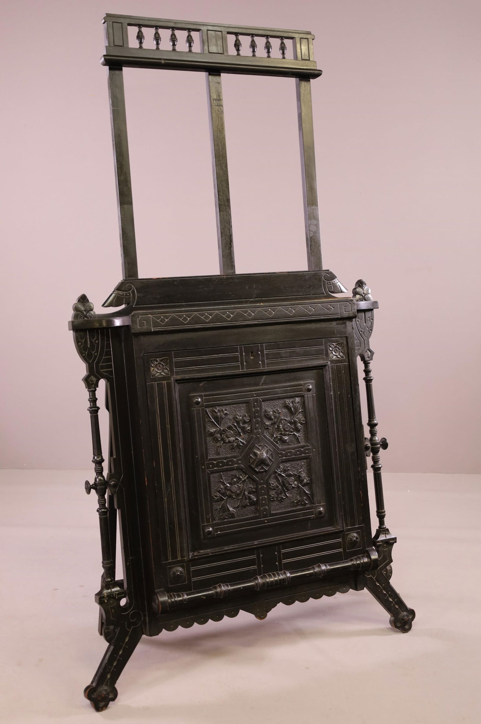 VICTORIAN AESTHETIC EBONIZED ARTIST EASEL (1 of 8)