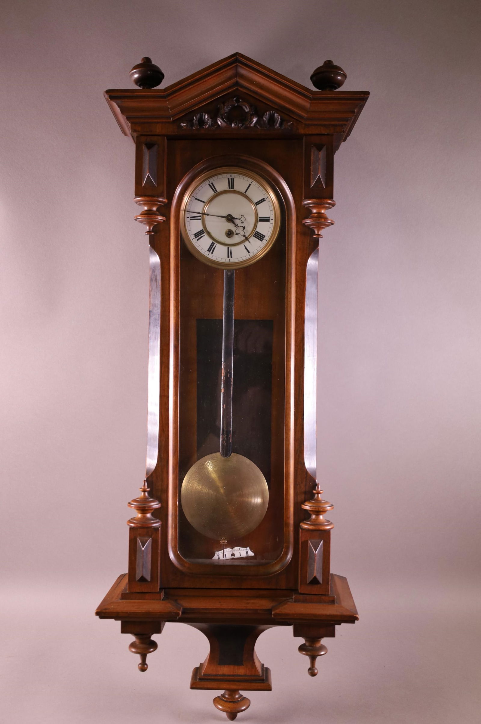 VICTORIAN WALL CLOCK (1 of 2)