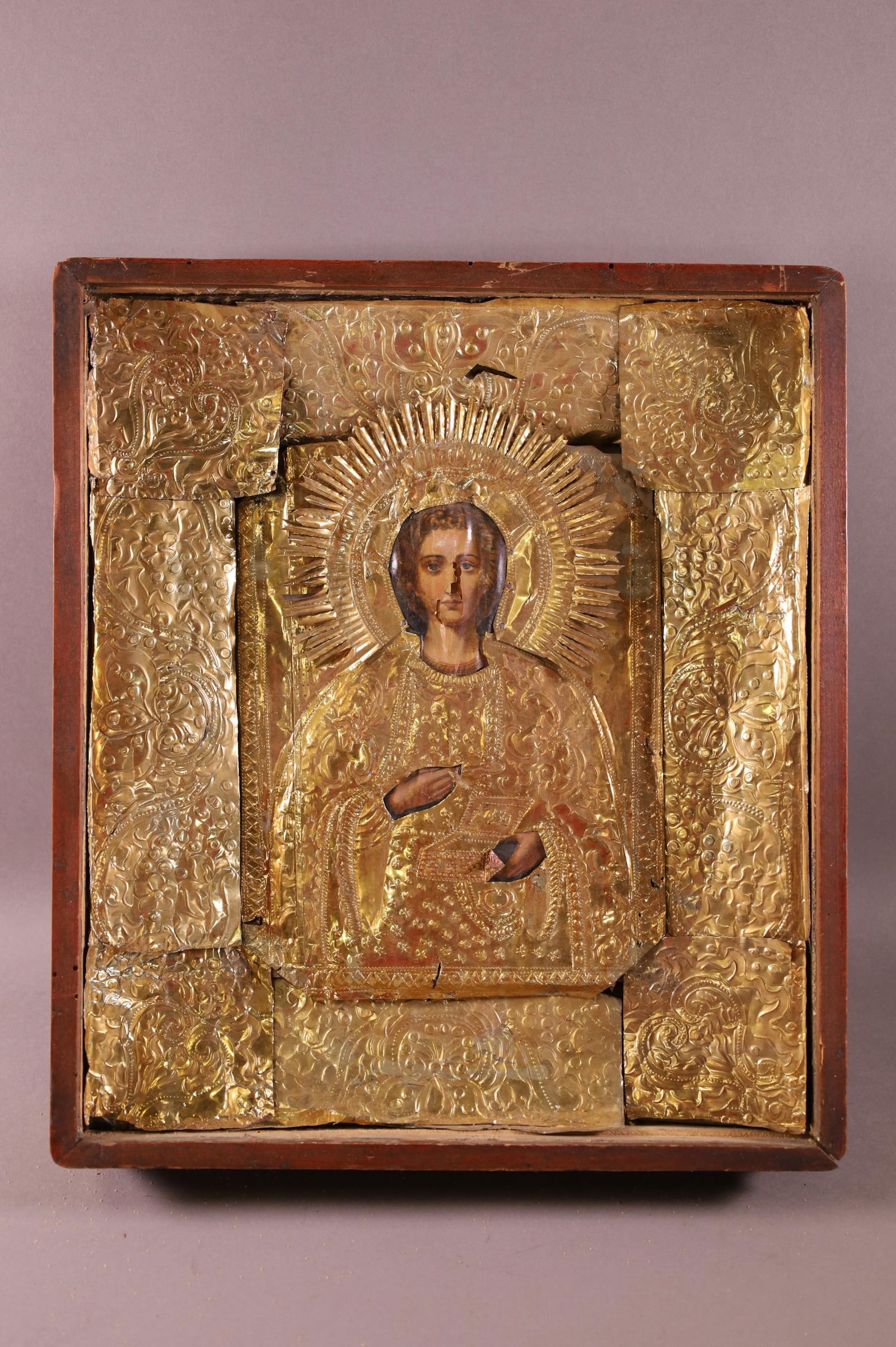 ANTIQUE RELIGIOUS WALL HANGING (1 of 4)