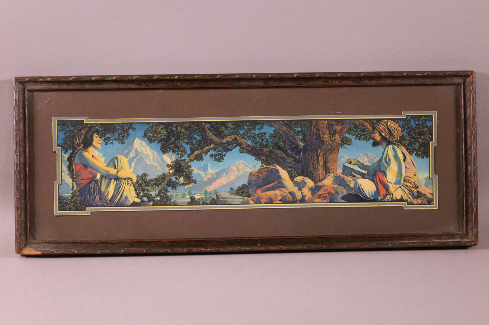 1920'S MAXFIELD PARRISH FRAMED PRINT (1 of 2)
