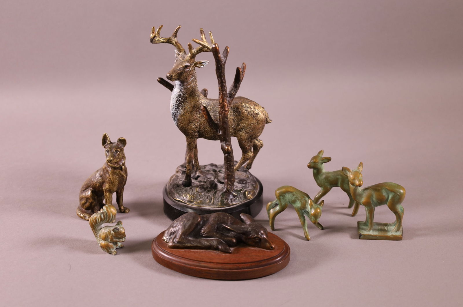 7 SMALL ANIMAL BRONZES (1 of 4)