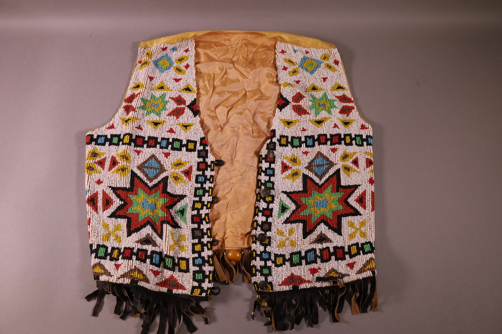 NATIVE AMERICAN BEADED VEST (1 of 6)