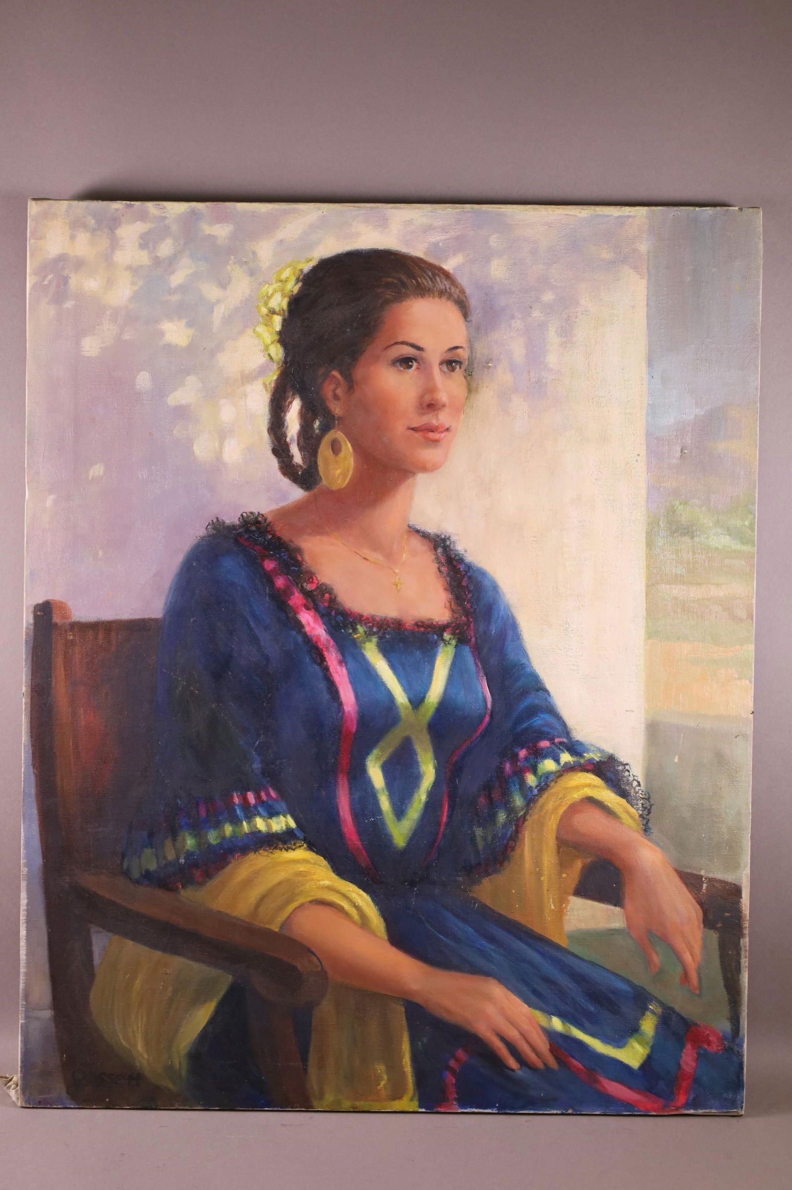 UNFRAMED PORTRAIT PAINTING (1 of 5)