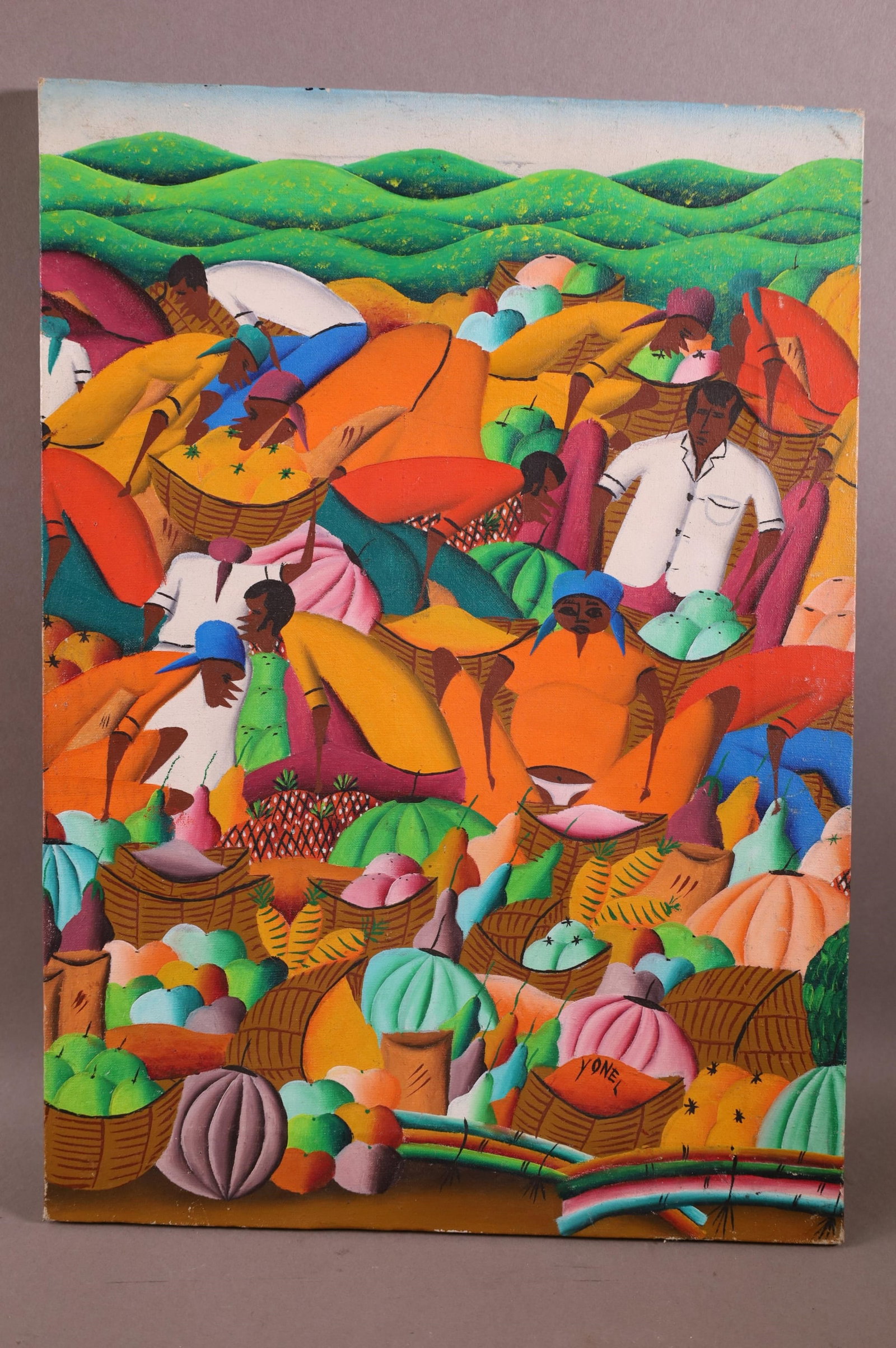 UNFRAMED OIL PAINTING (1 of 3)