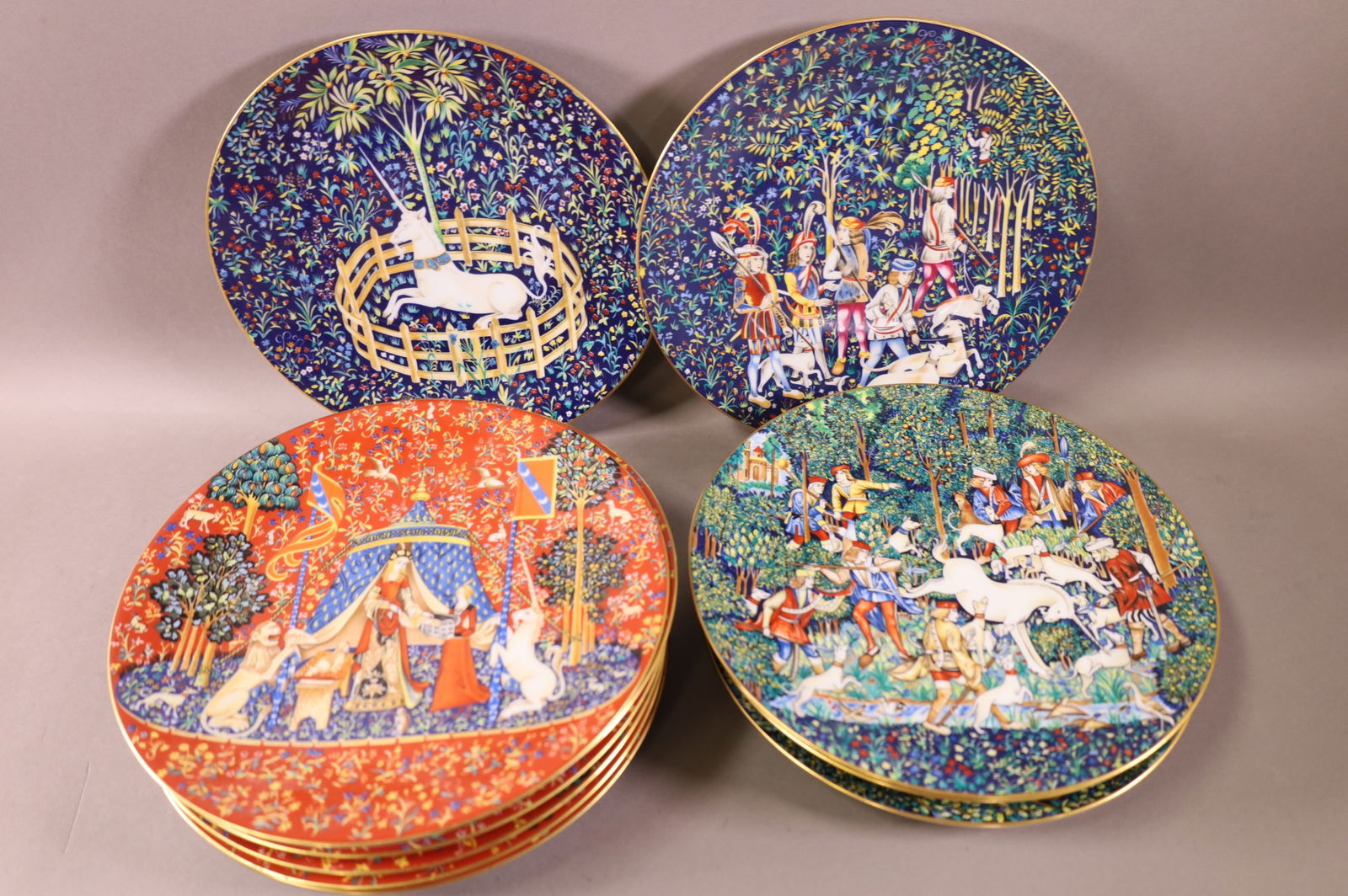 LOT OF 12 LIMOGES PLATES (1 of 5)