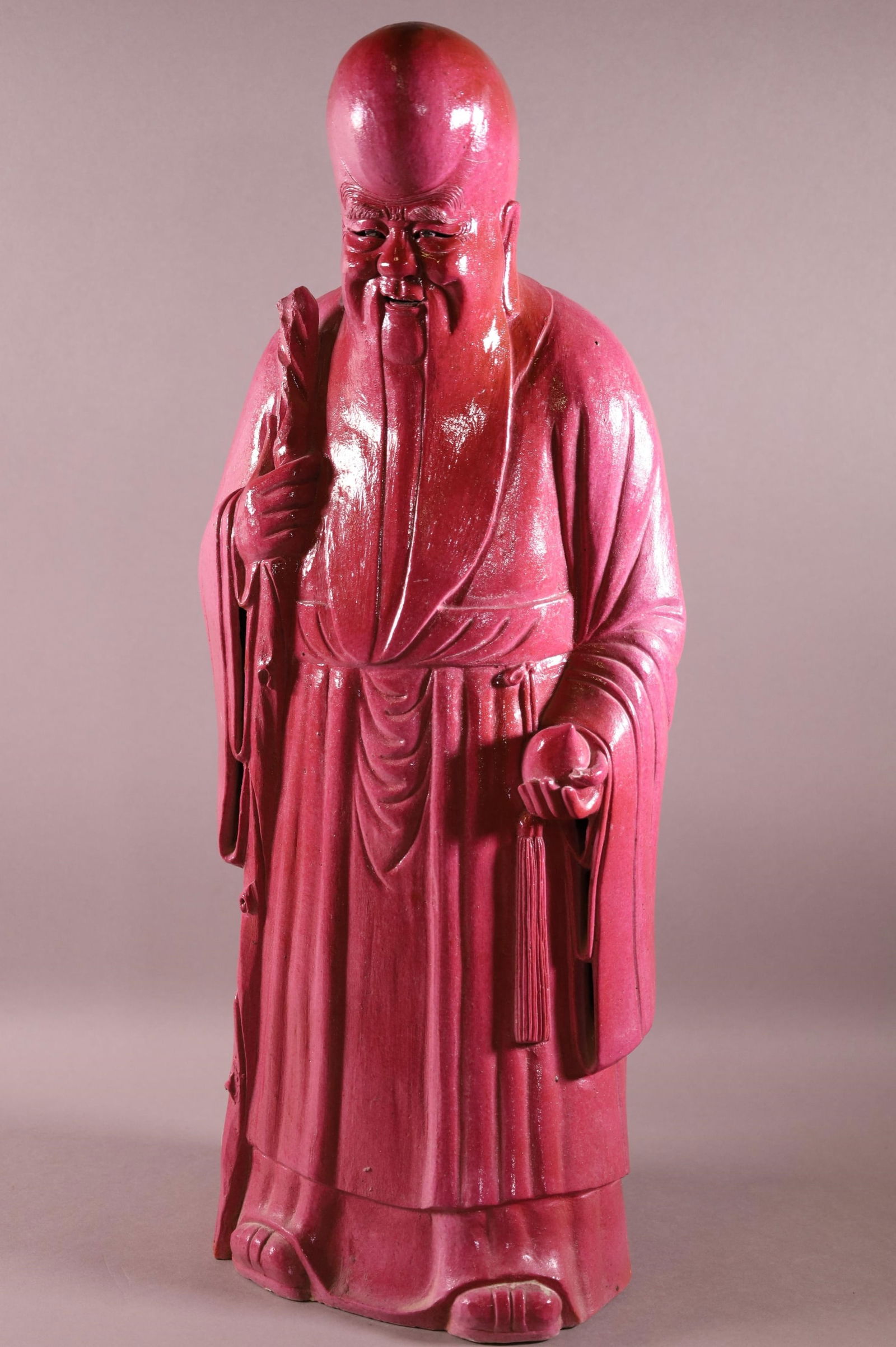 LARGE CHINESE OR JAPANESE WISE MAN FIGURE (1 of 3)