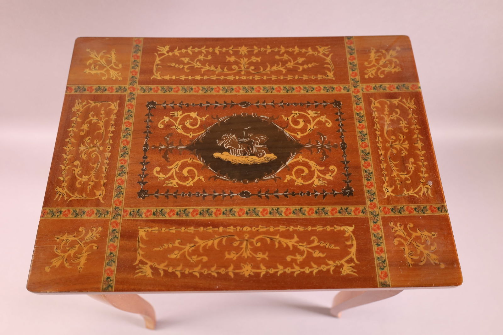 INLAID MUSICAL SIDE TABLE (1 of 3)
