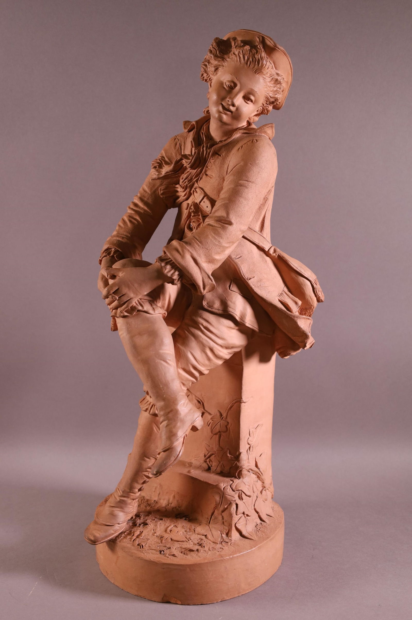 TALL TERRACOTTA STATUE (1 of 4)