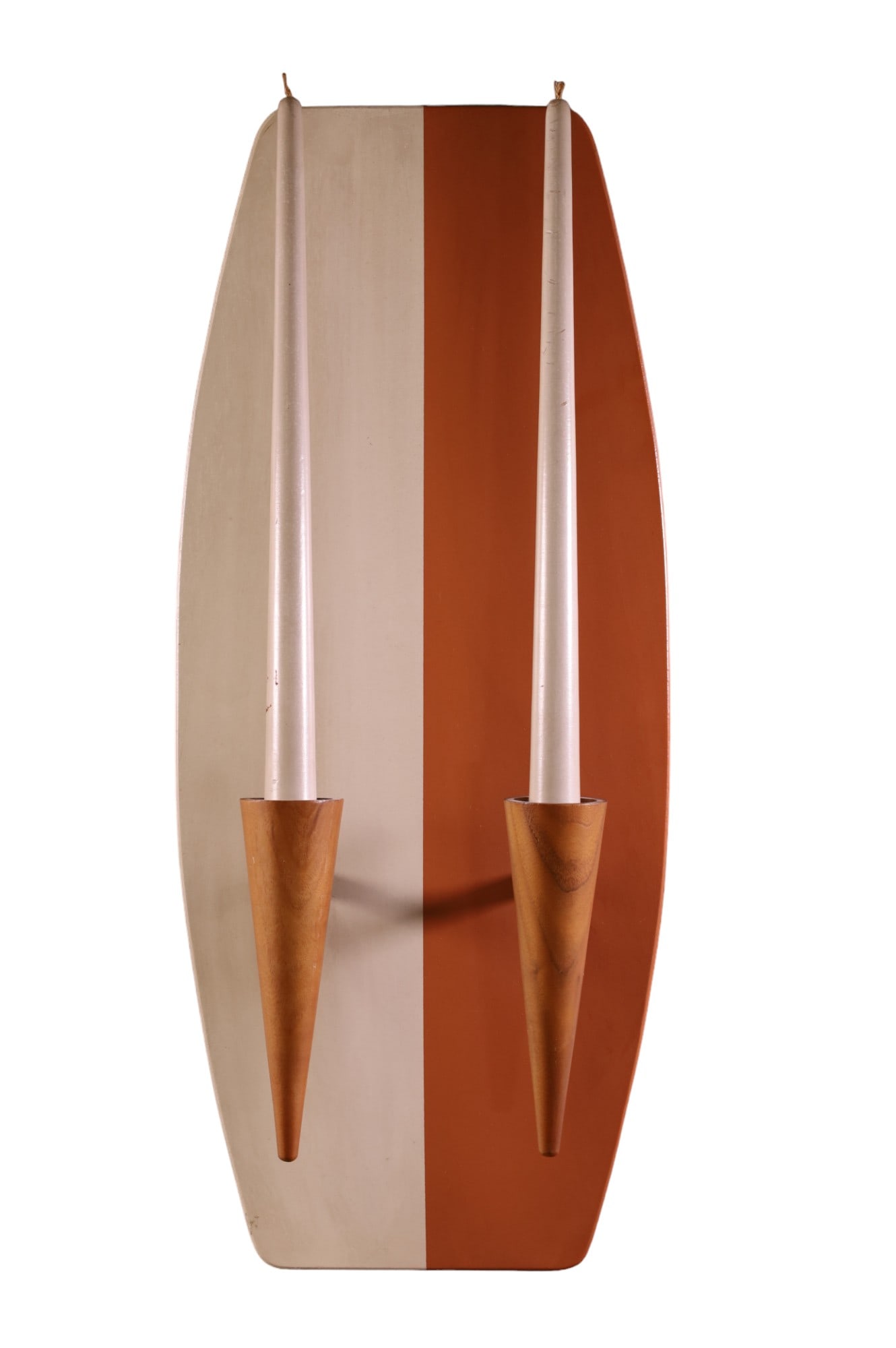 MID CENTURY MODERN CANDLE WALL SCONCE (1 of 2)