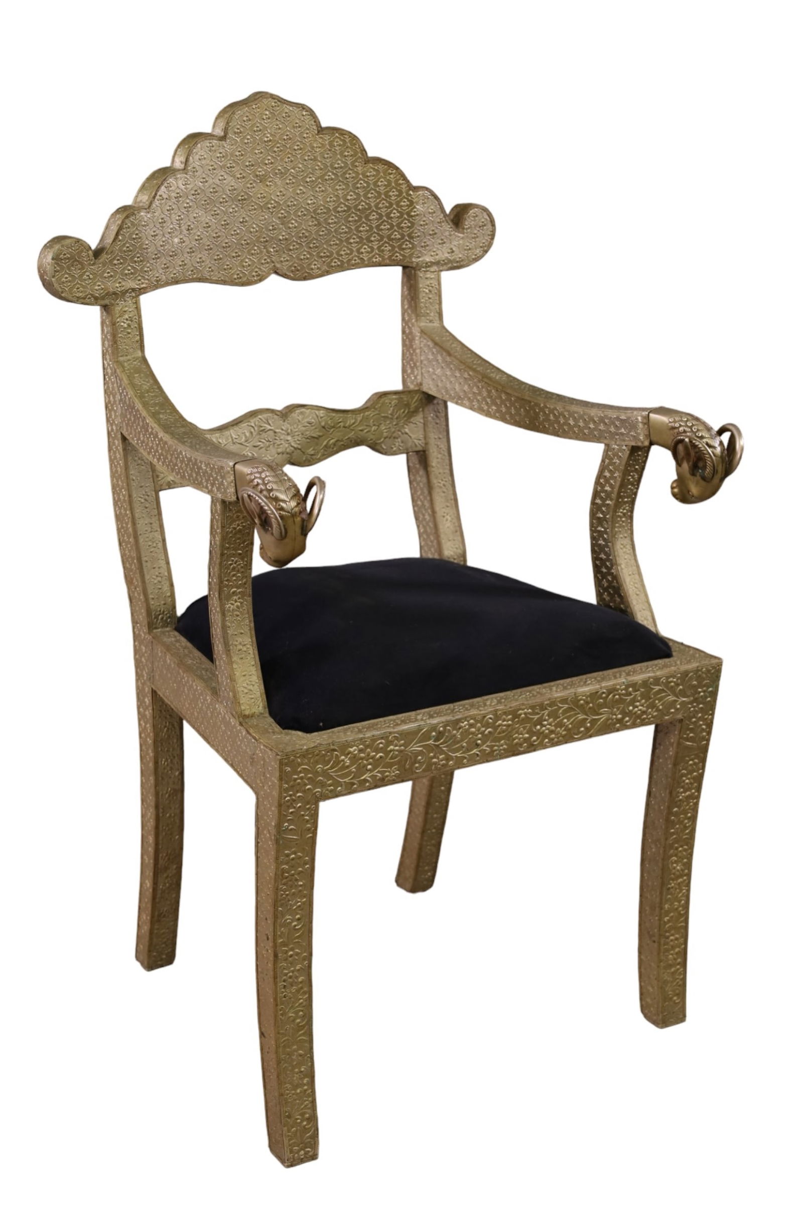 ANGLO-INDIAN ARMCHAIR (1 of 4)