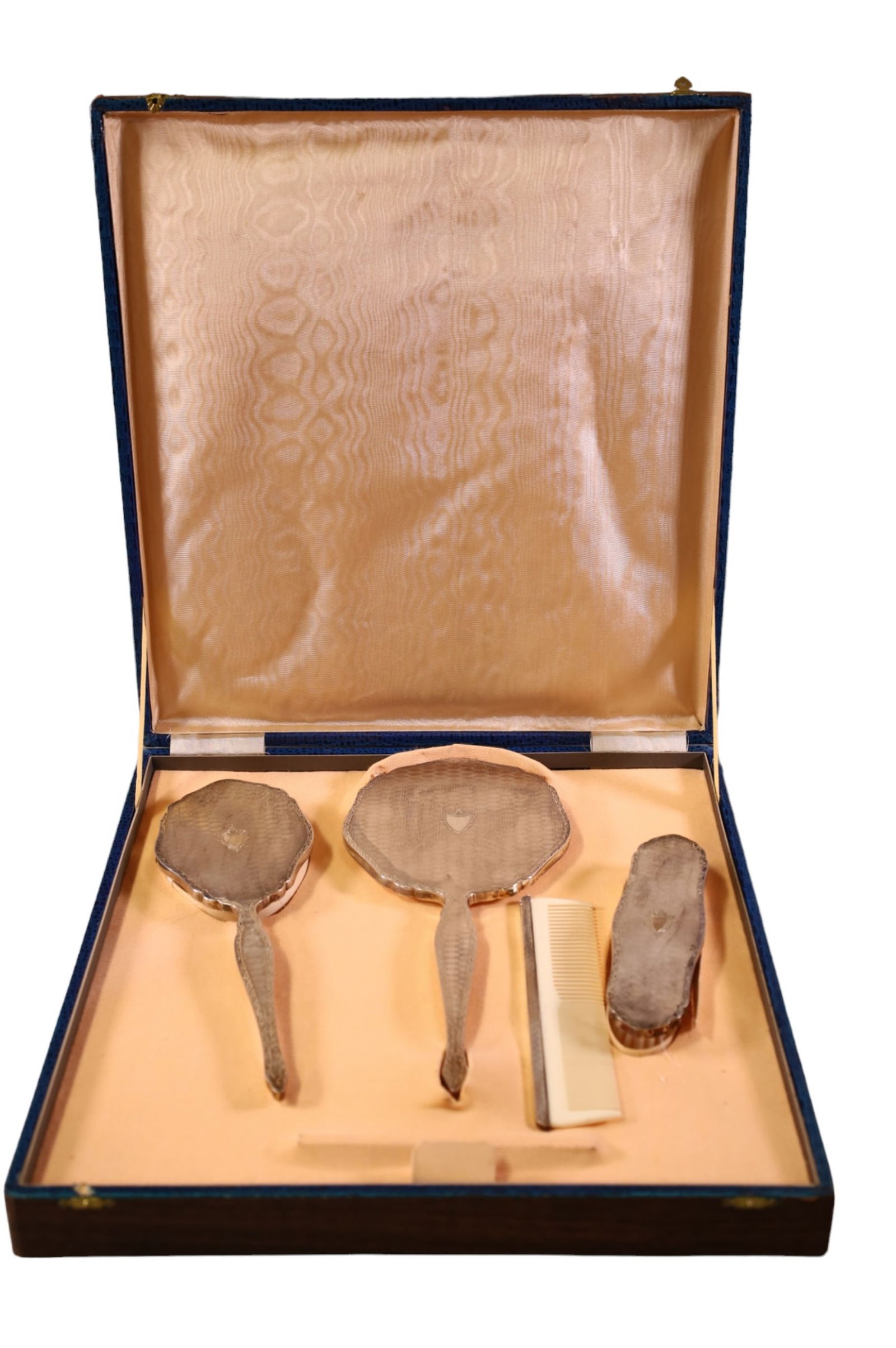 4 PC. STERLING VANITY SET (1 of 2)