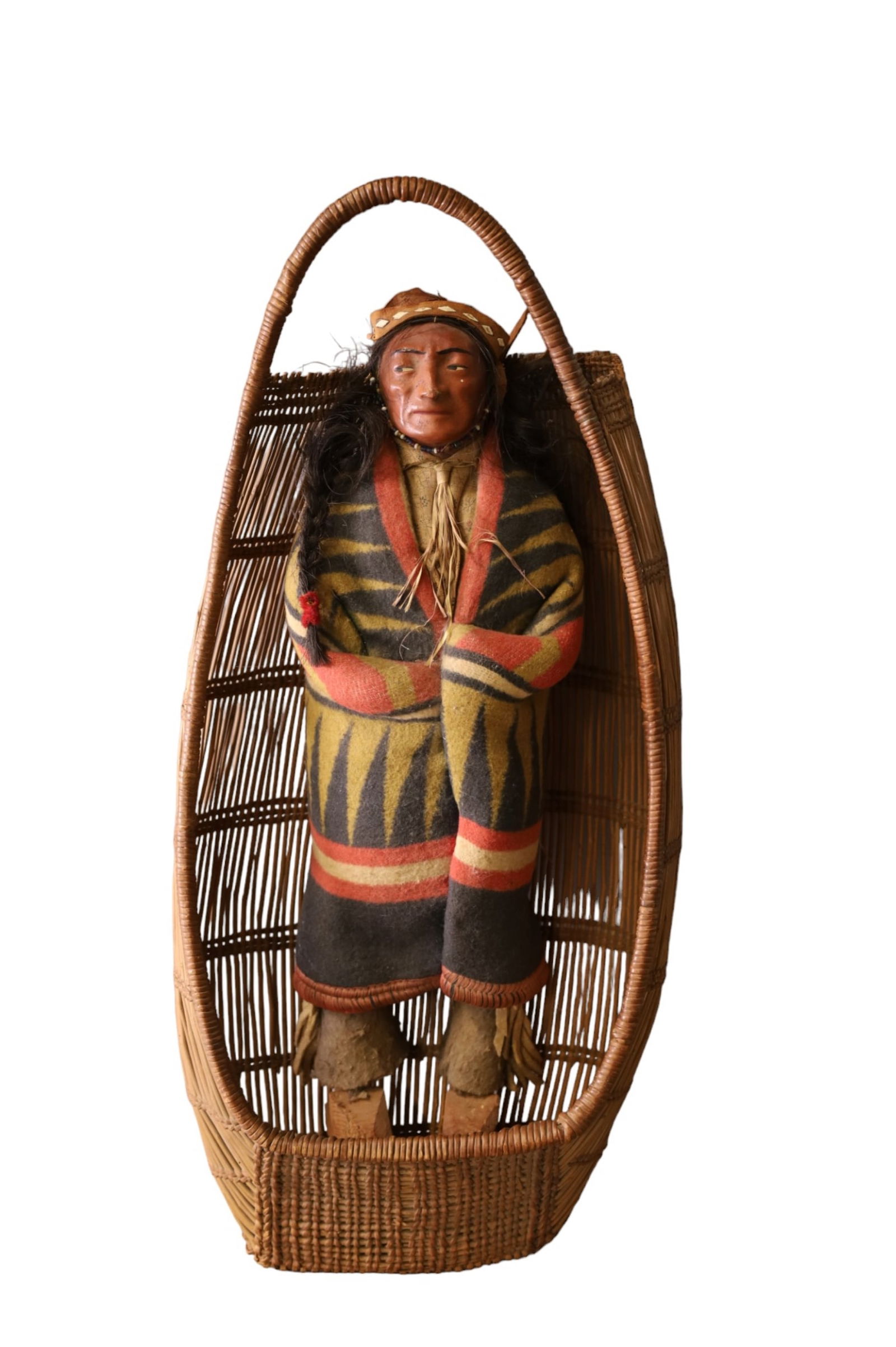 ANTIQUE SKOOKUM INDIAN DOLL (1 of 4)