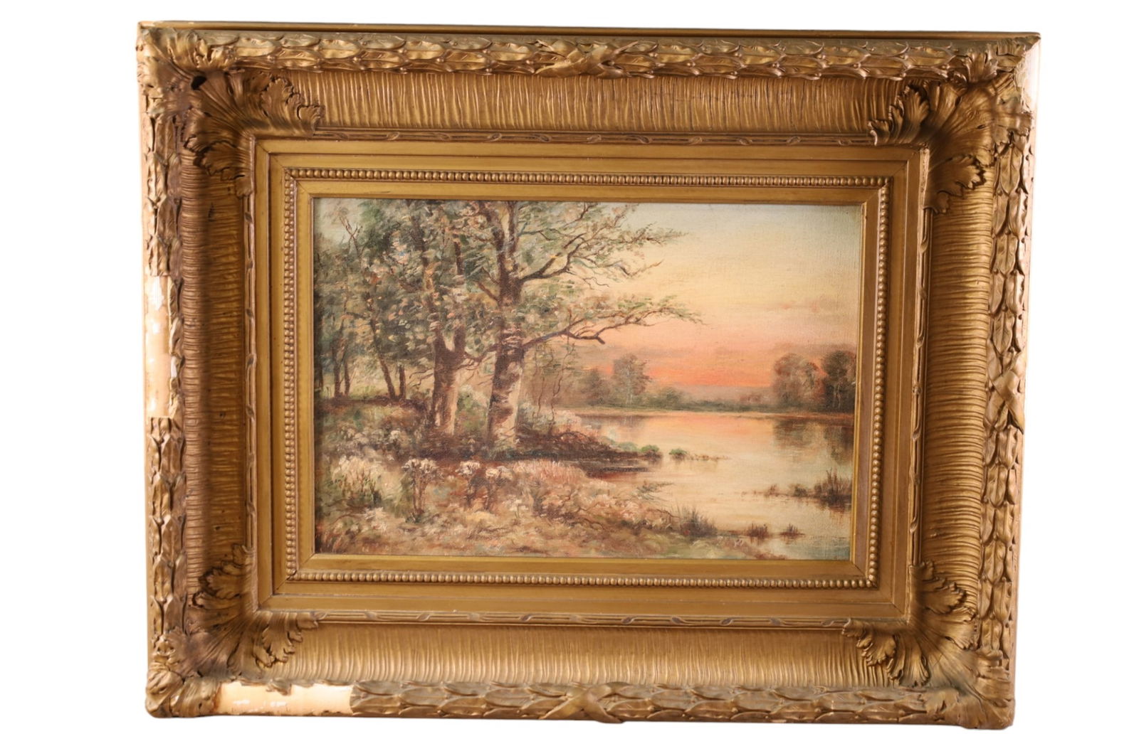 VICTORIAN LANDSCAPE OIL PAINTING (1 of 5)