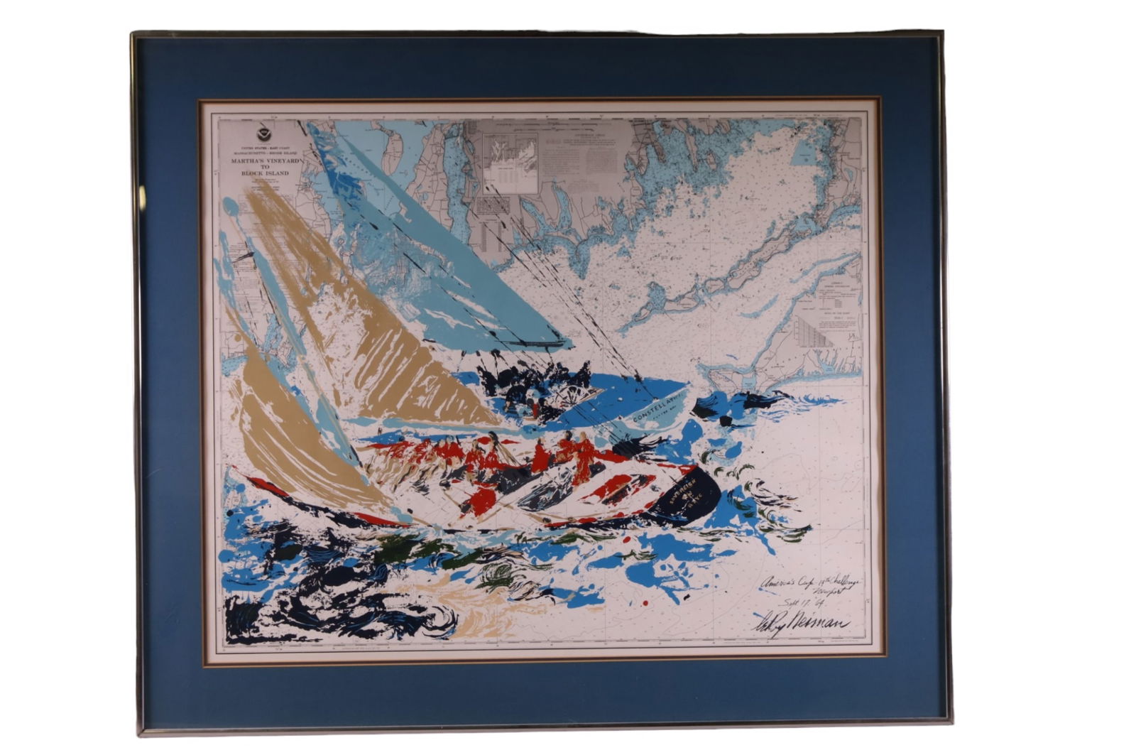 LEROY NEIMAN FRAMED PRINT (1 of 4)