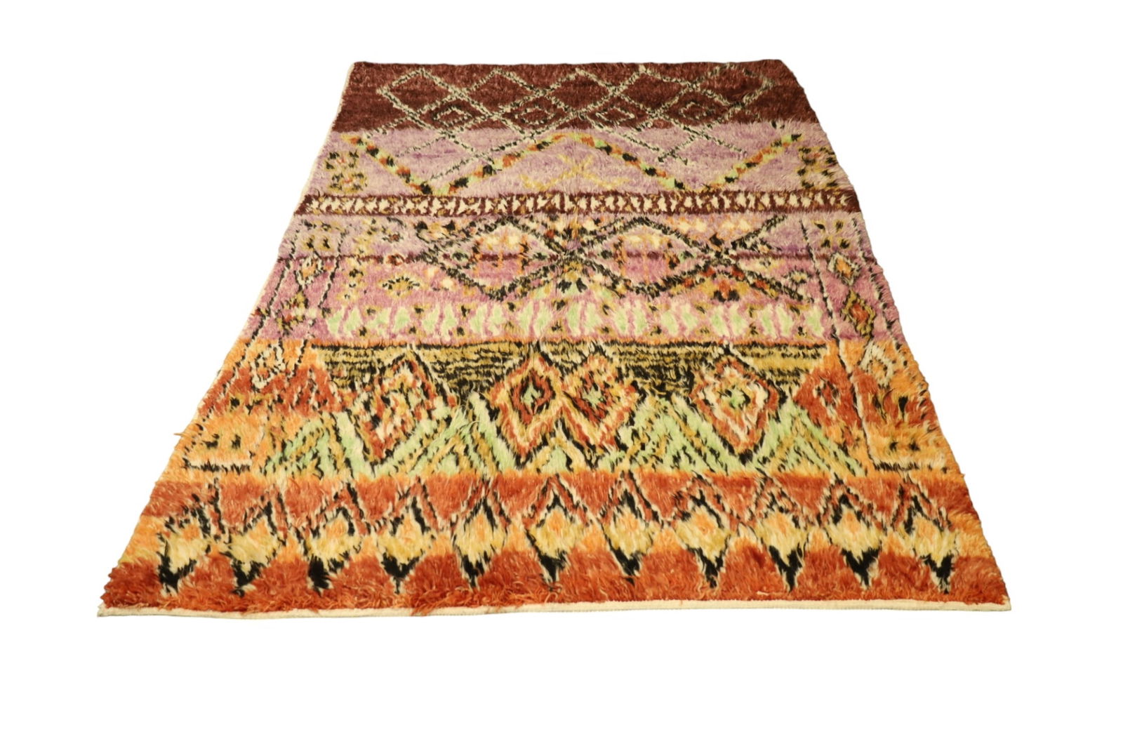 APPROX 6' 2" X 7' 7" AZILAL HANDMADE WOOL RUG (1 of 3)