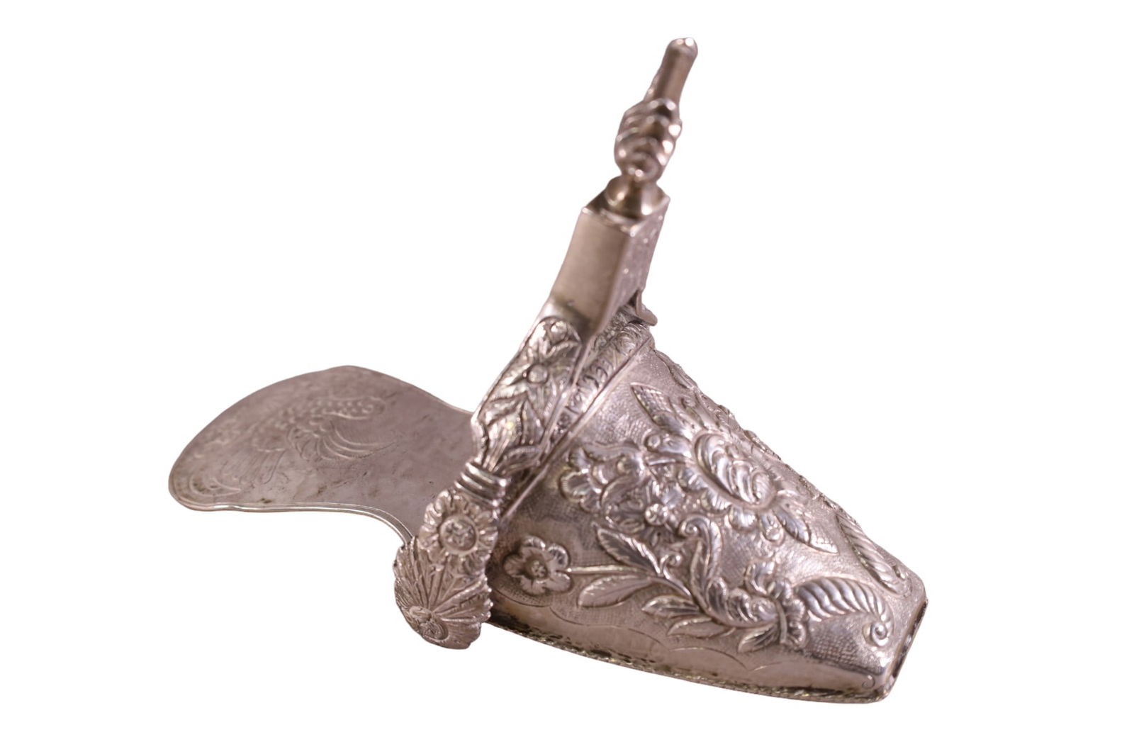 PERUVIAN SILVER SIDE SADDLE STIRRUP (1 of 3)