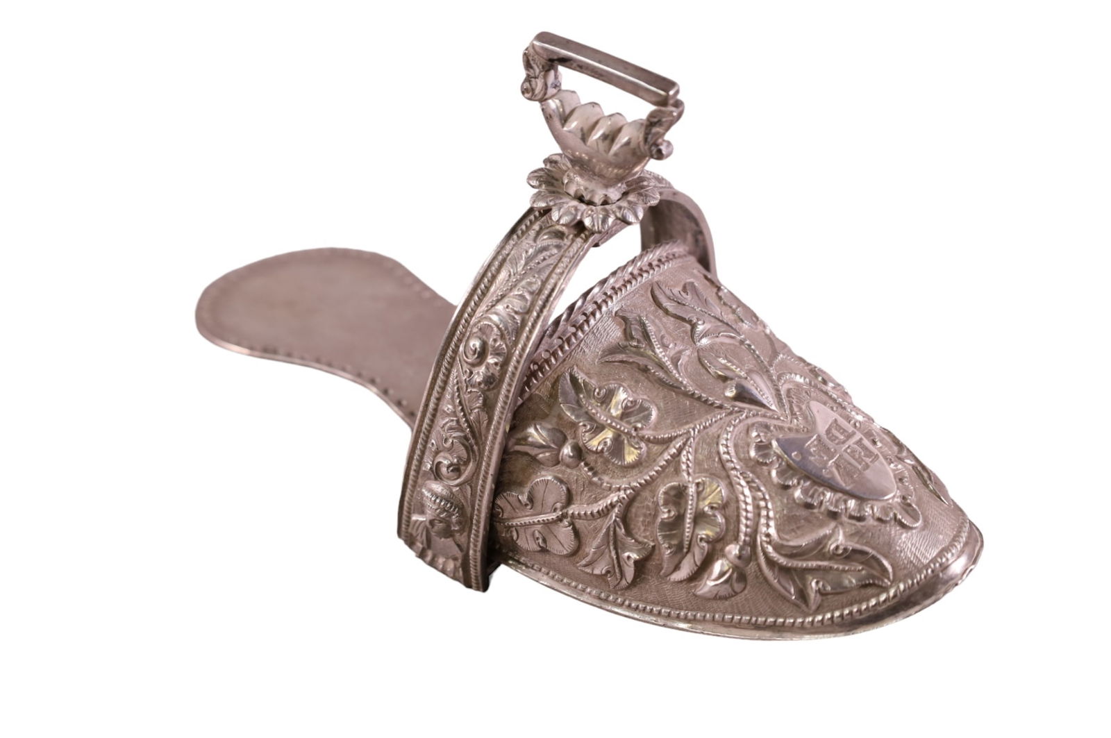 PERUVIAN SILVER SIDE SADDLE STIRRUP (1 of 3)