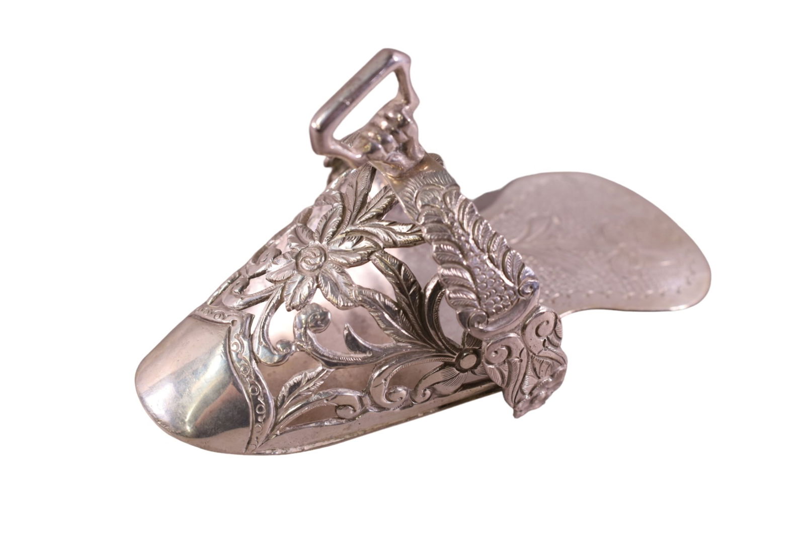 PERUVIAN SILVER SIDE SADDLE STIRRUP (1 of 3)