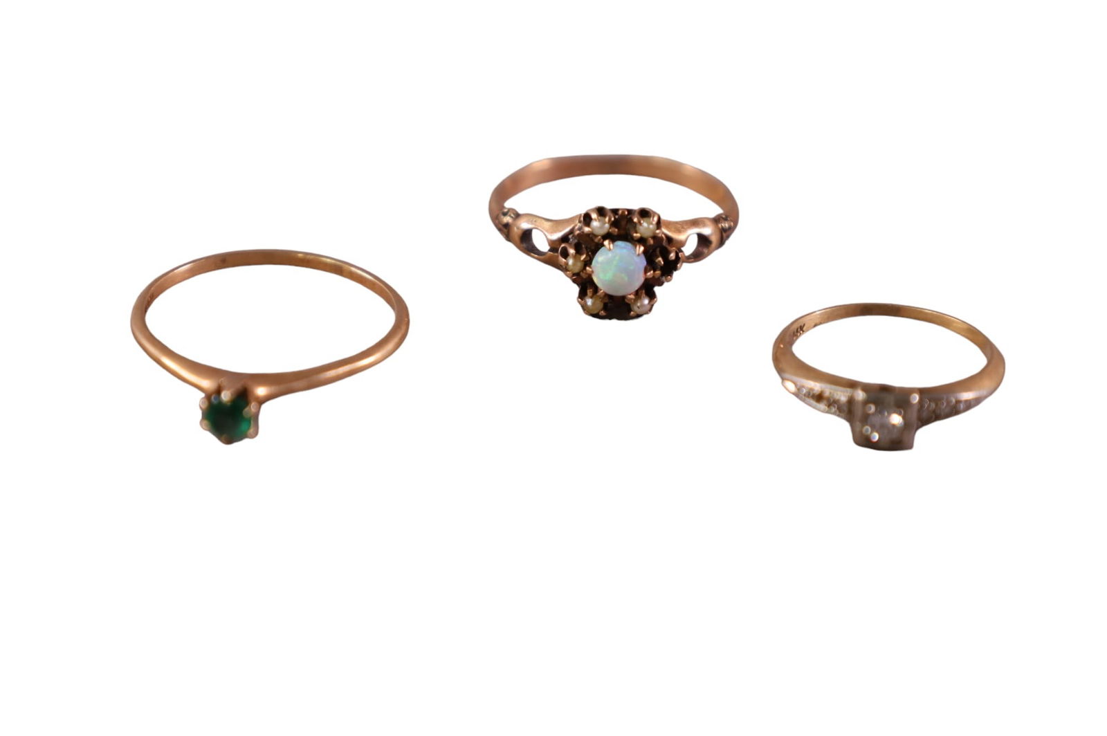 3 14K GOLD RINGS (1 of 4)