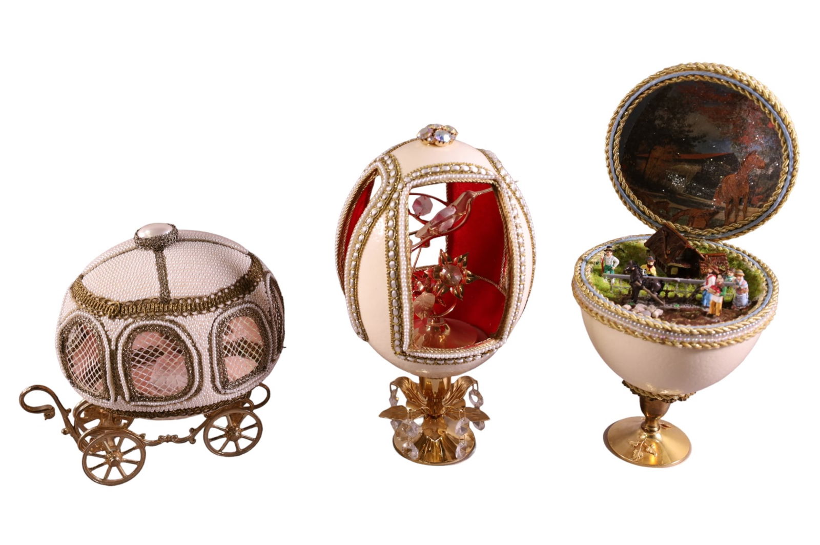 3 OSTRICH EGGS (1 of 5)