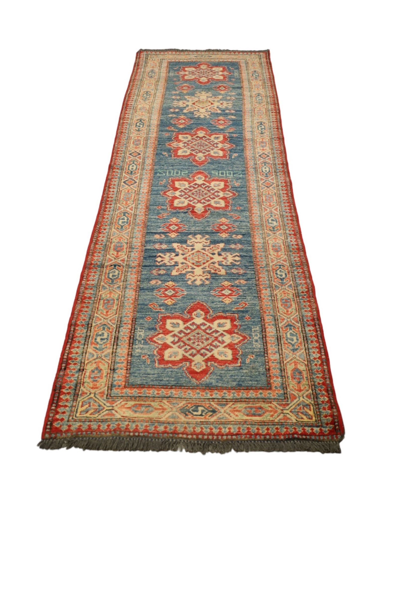 APPROX 9' 2" x 2' 7" HANDMADE WOOL RUNNER RUG (1 of 3)