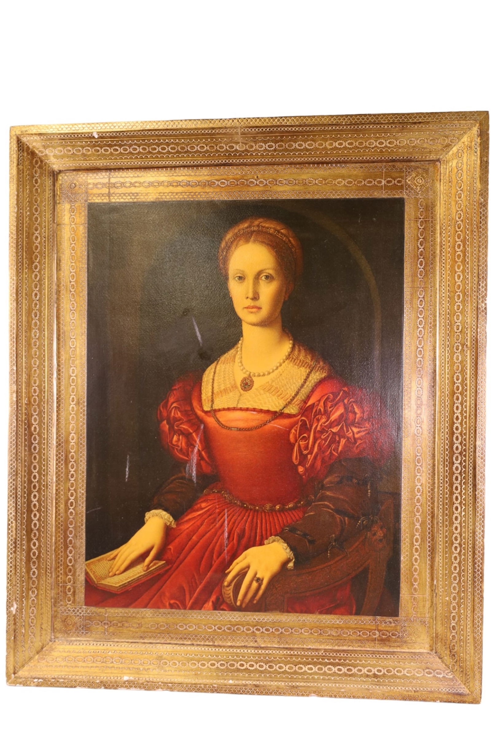 SPANISH PORTRAIT OIL PAINTING (1 of 5)