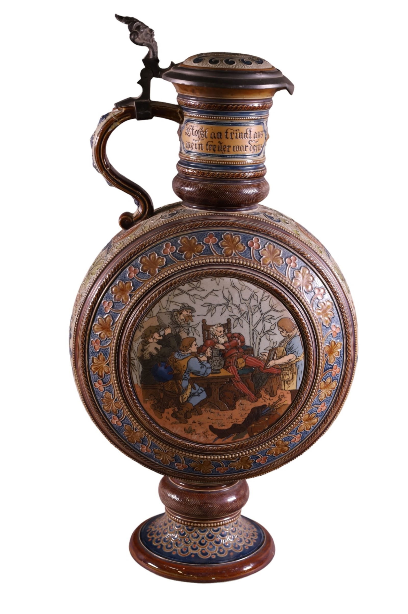 LARGE METTLACH STEIN (1 of 10)