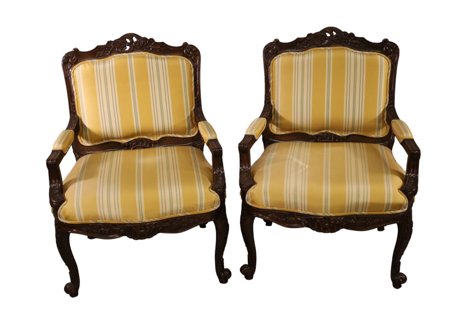 PAIR OF CONTEMPORARY PARLOR CHAIRS (1 of 3)