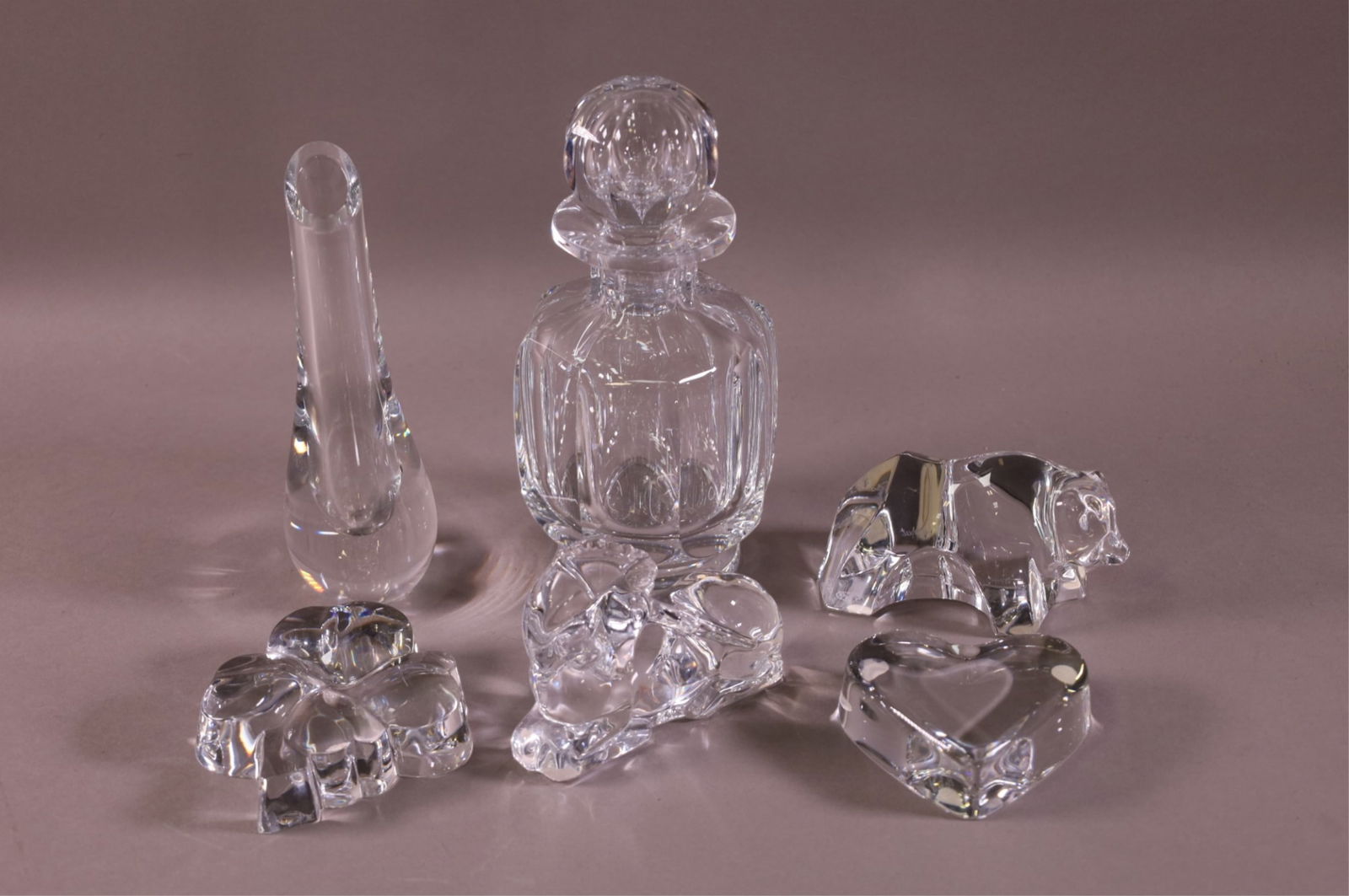 6 PIECES OF BACCARAT CRYSTAL (1 of 5)