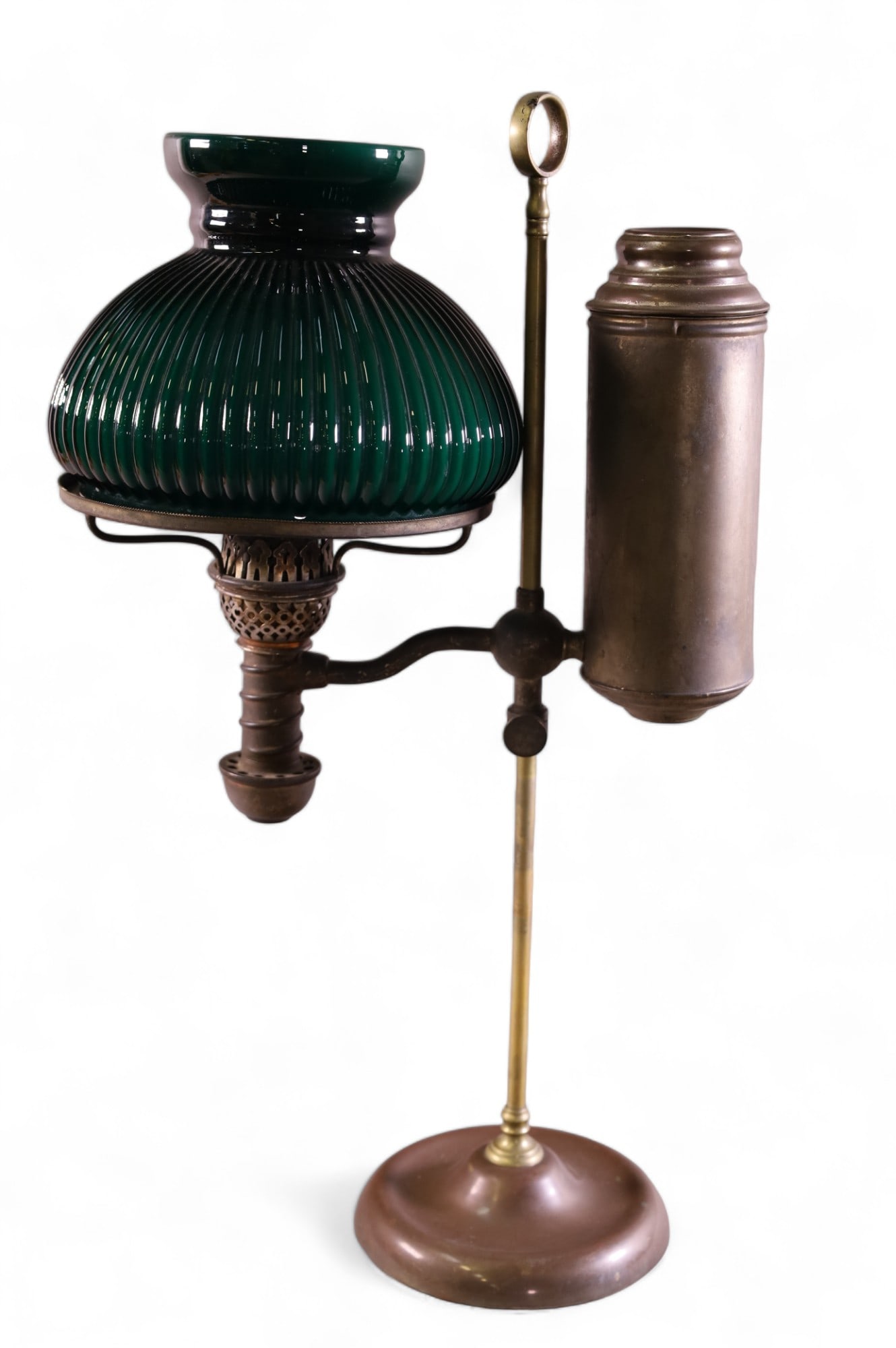 ANTIQUE STUDENT LAMP (1 of 3)