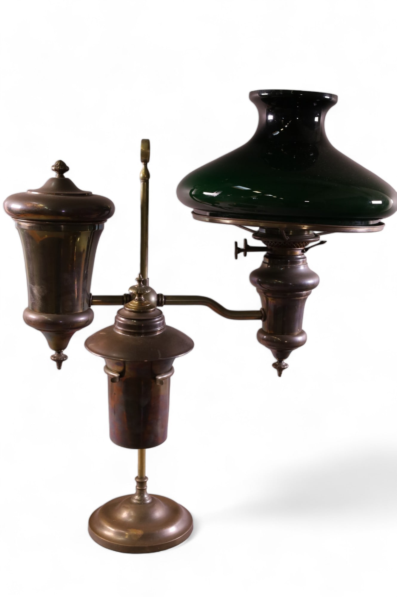 ANTIQUE STUDENT LAMP (1 of 4)