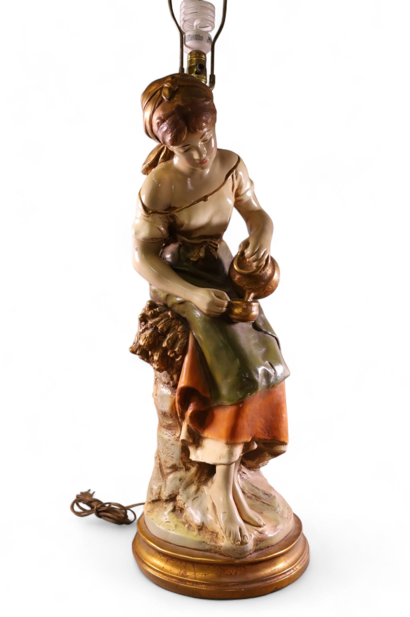 LARGE FIGURAL TABLE LAMP (1 of 5)