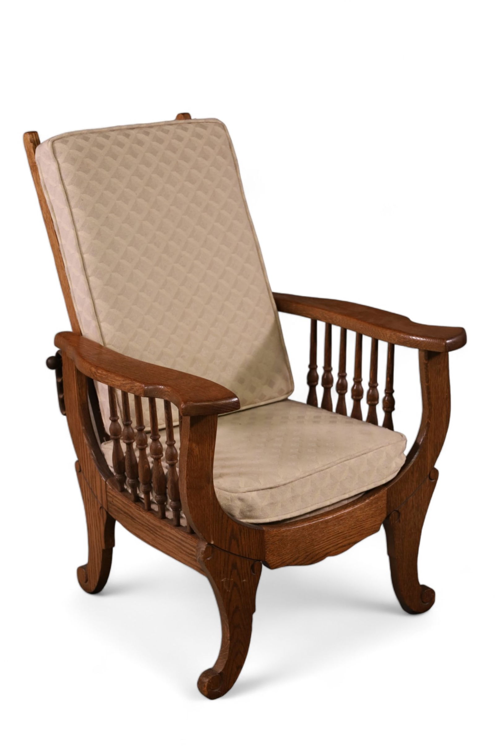 ANTIQUE AMERICAN OAK CHILD'S MORRIS CHAIR (1 of 3)