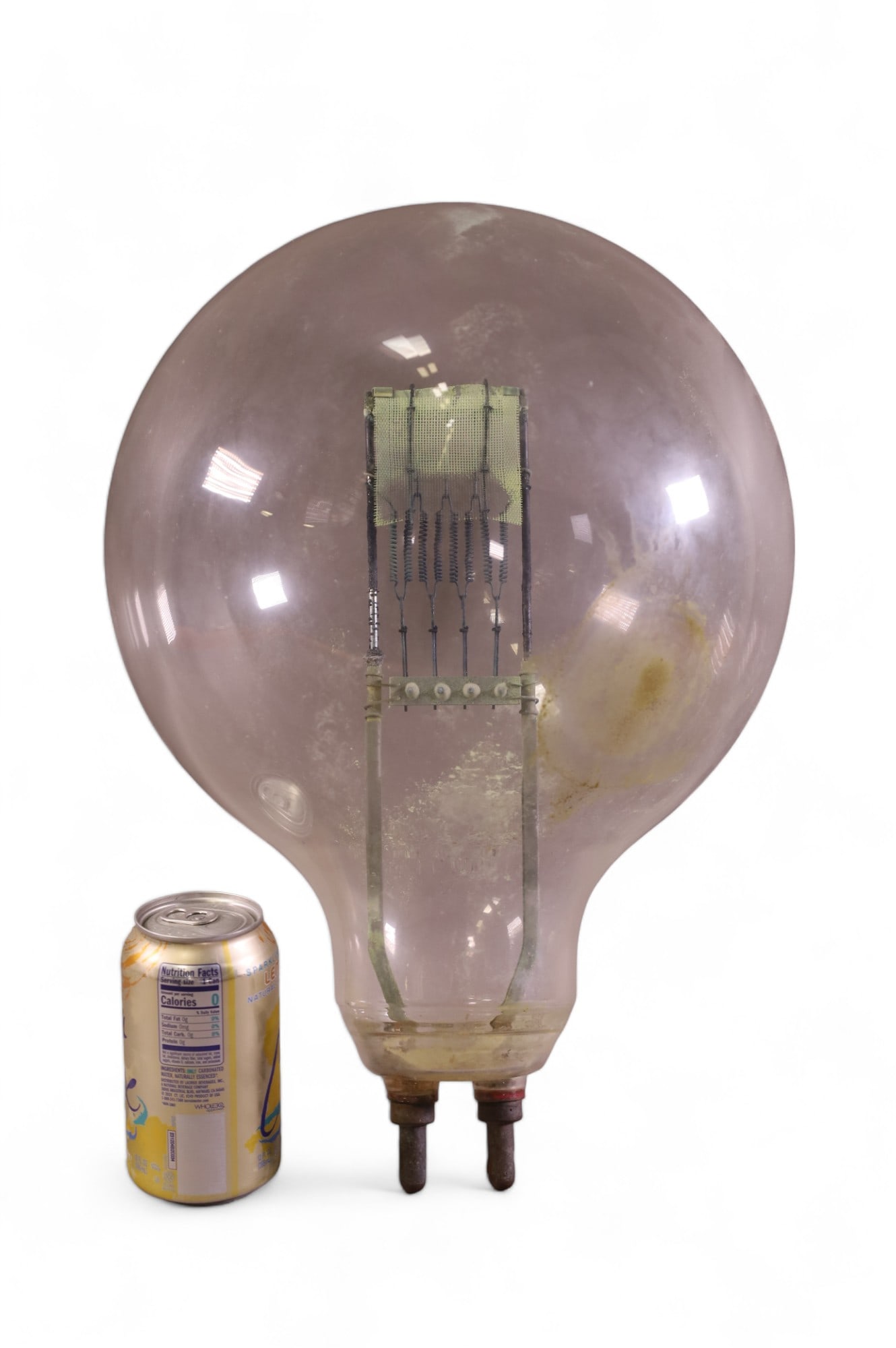LARGE LIGHTHOUSE BULB: 17" H x 12" DIAM.