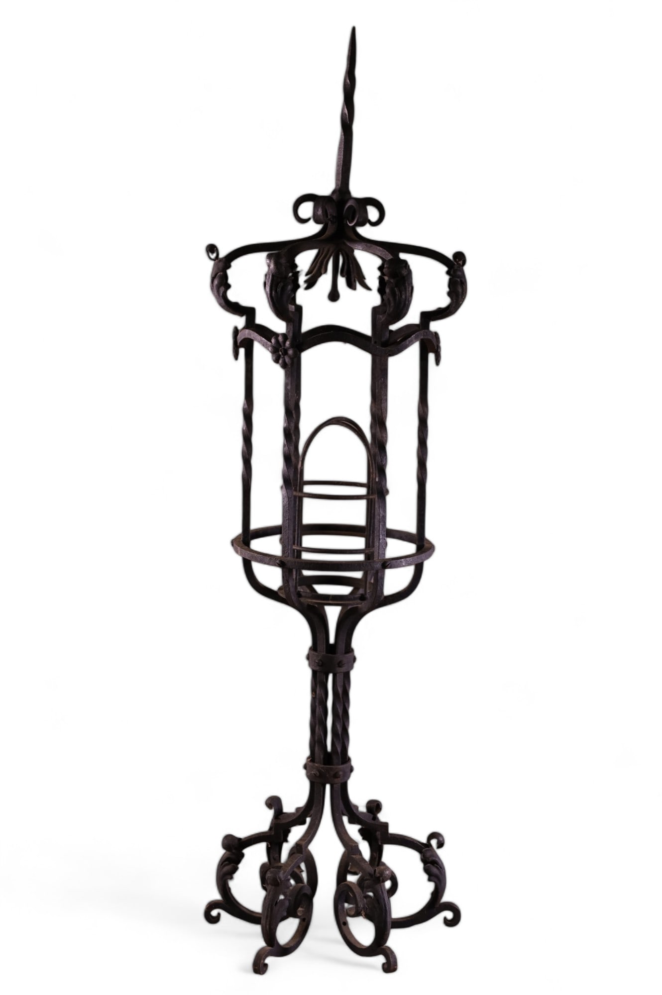 SPANISH STYLE IRON CANDELABRA (1 of 4)