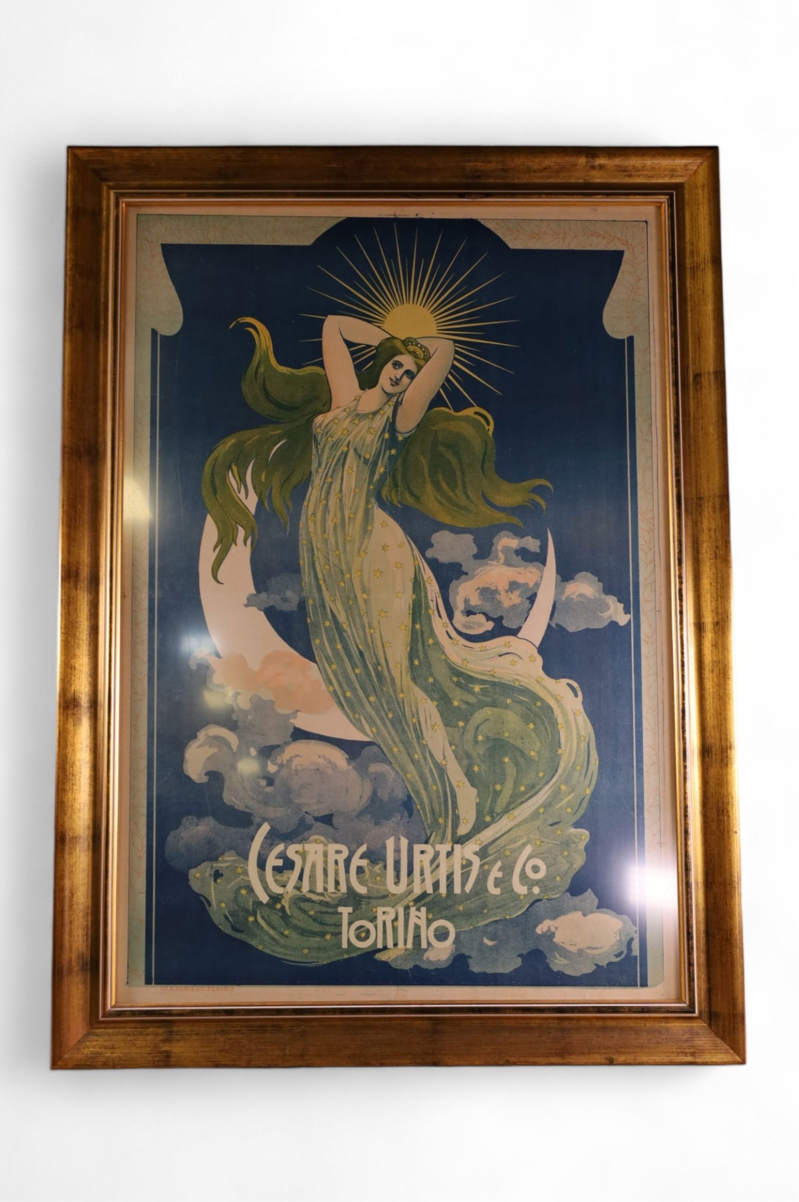 FRAMED ART NOUVEAU POSTER (1 of 6)