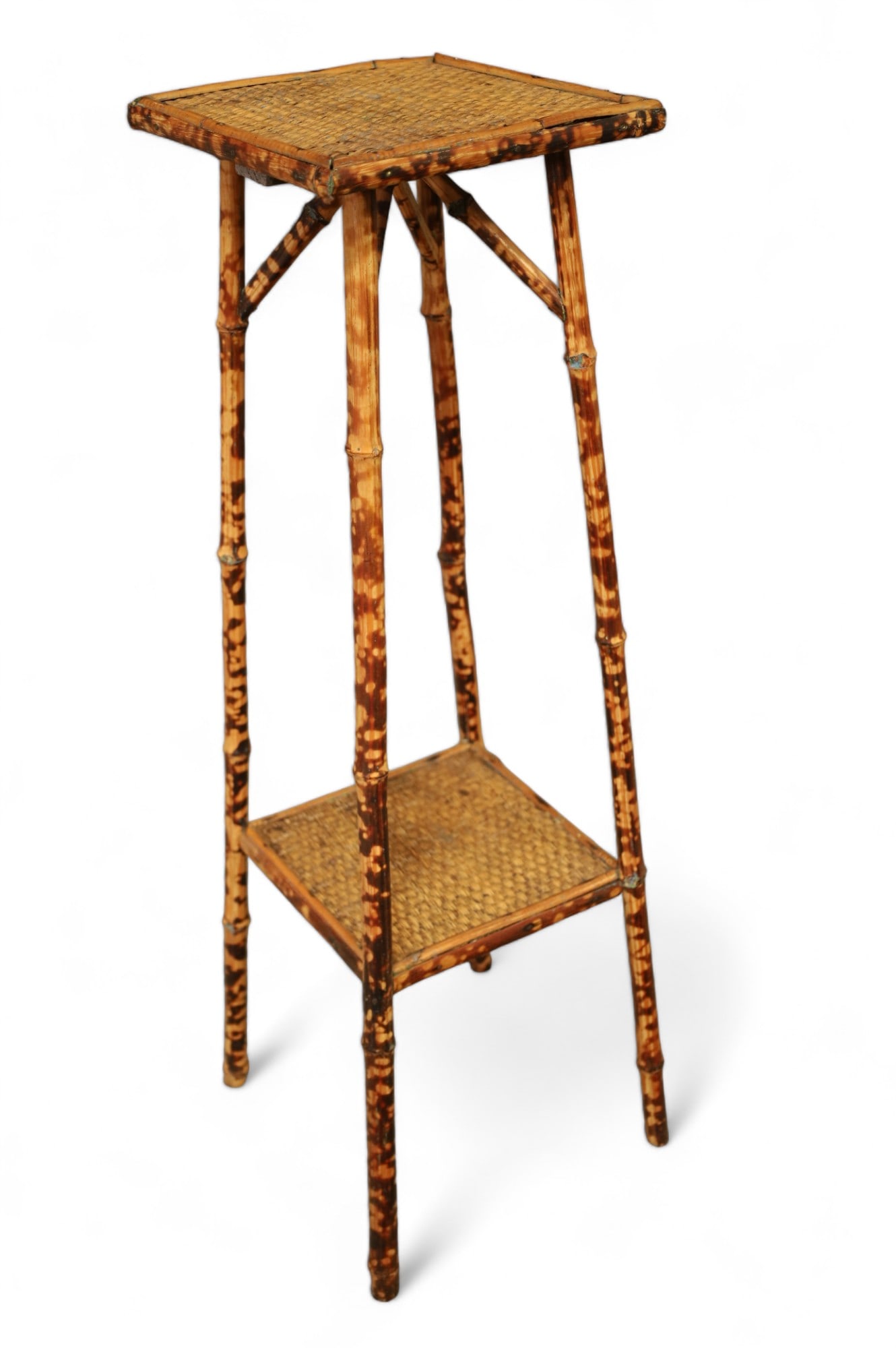 VICTORIAN RATTAN FERN STAND (1 of 2)