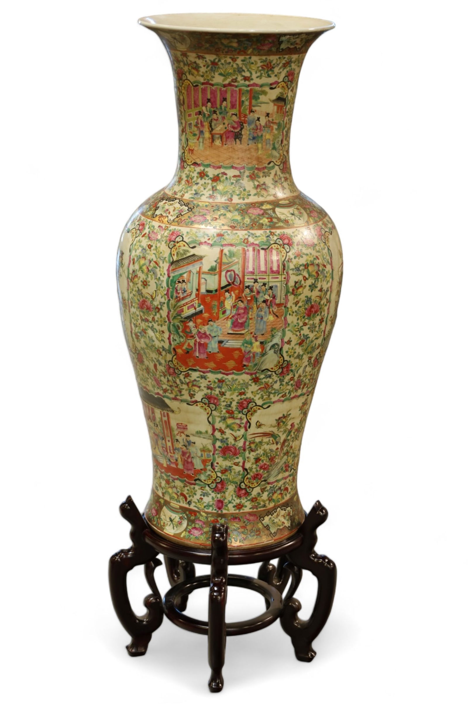 LARGE CHINESE PORCELAIN FLOOR VASE (1 of 5)