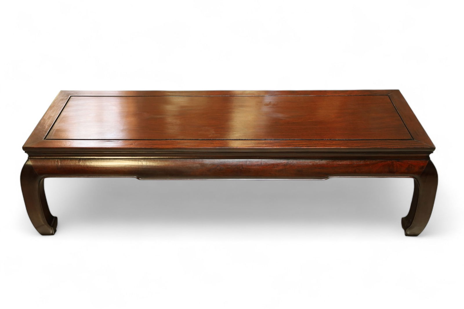 CHINESE HARDWOOD COFFEE TABLE (1 of 3)