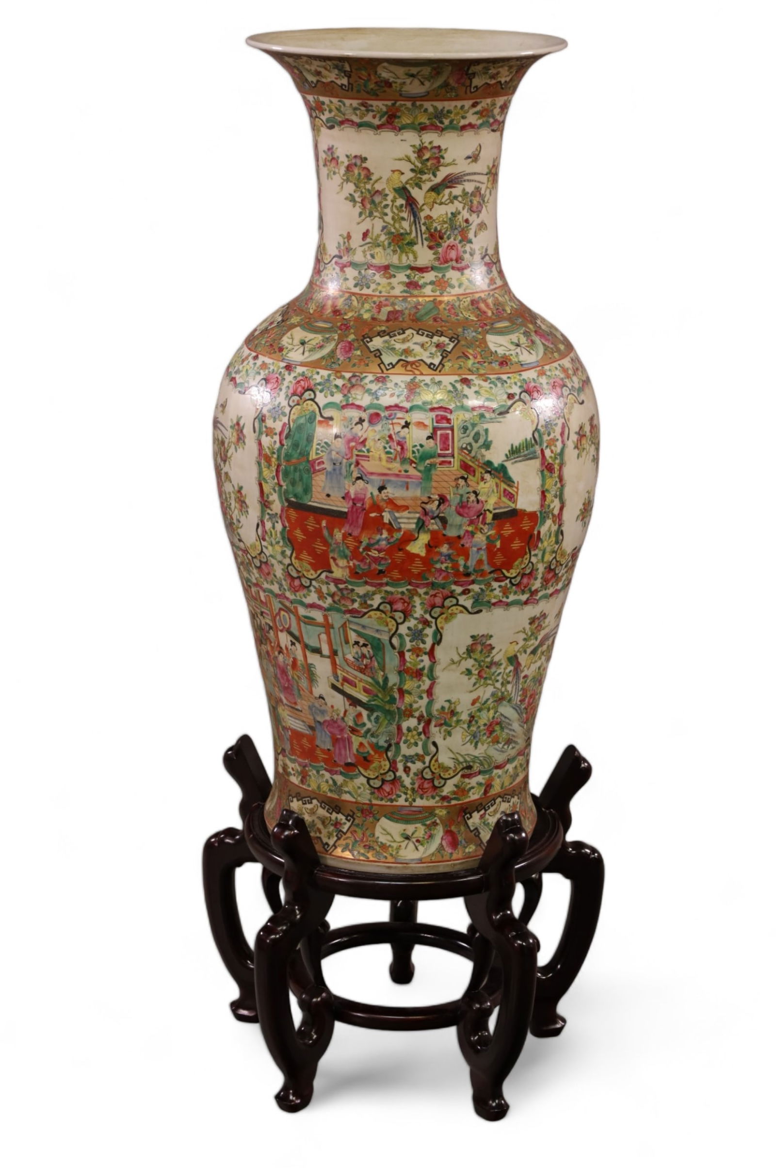 CHINESE PORCELAIN FLOOR VASE (1 of 5)