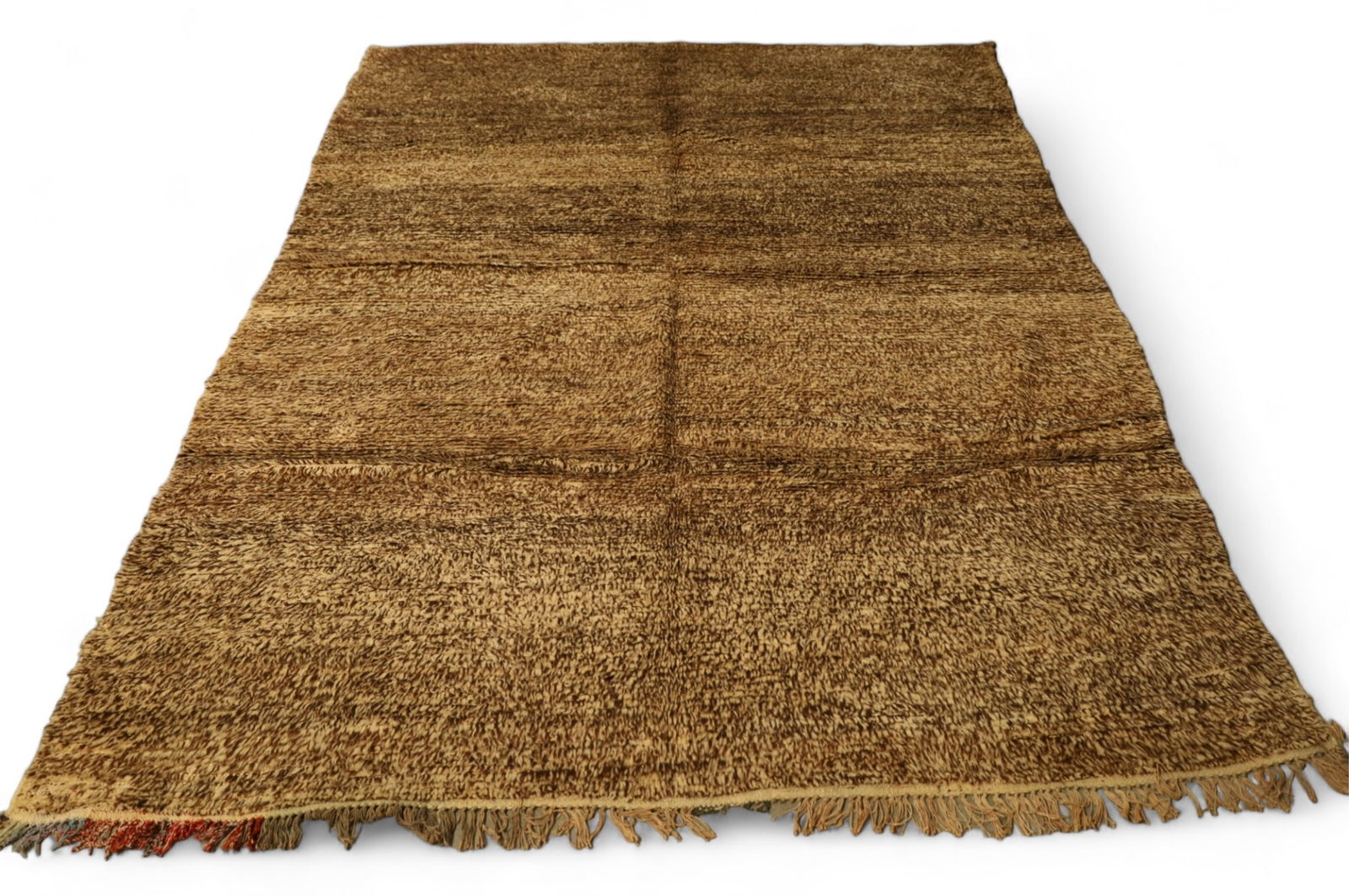 APPROX 6' 8" x 8' 9" HANDMADE WOOL RUG (1 of 4)