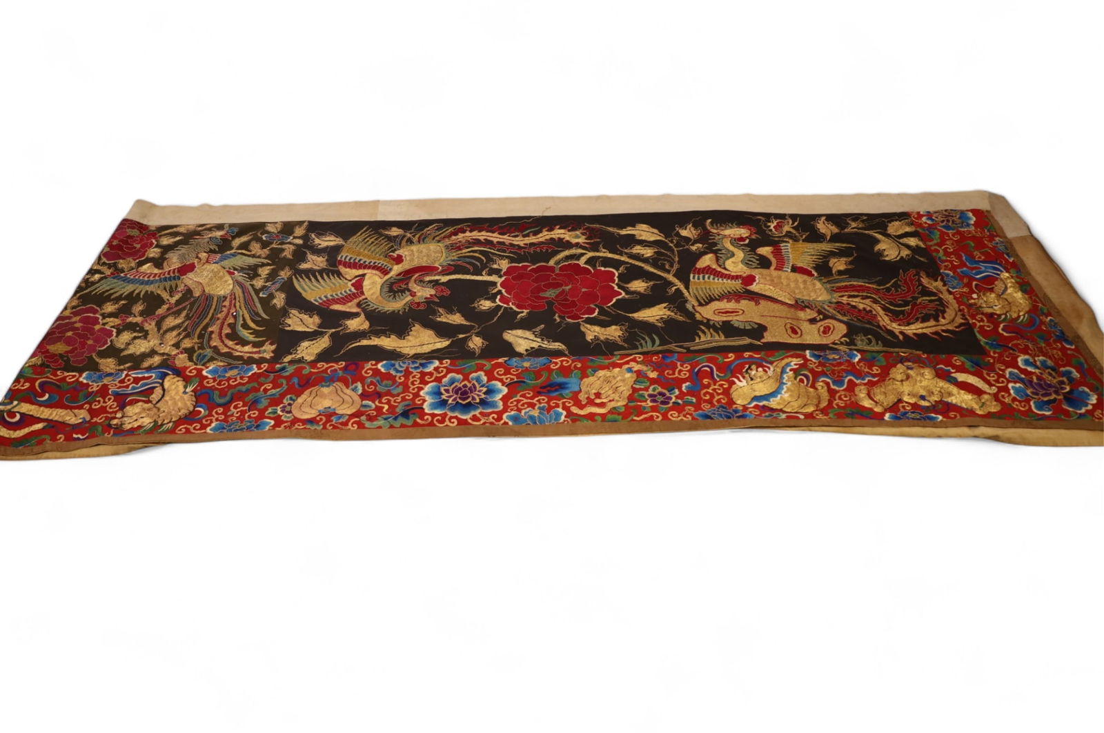 APPROX. 18' 6" LONG CHINESE TEXTILE (1 of 9)