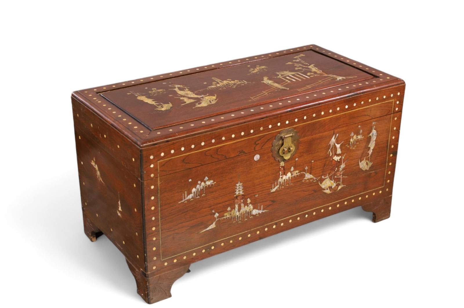 INLAID CAMPHOR TRUNK (1 of 3)