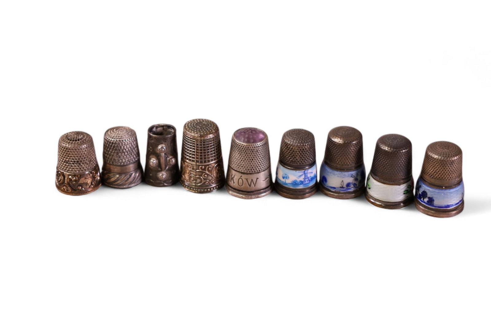 10 SILVER THIMBLES (1 of 4)