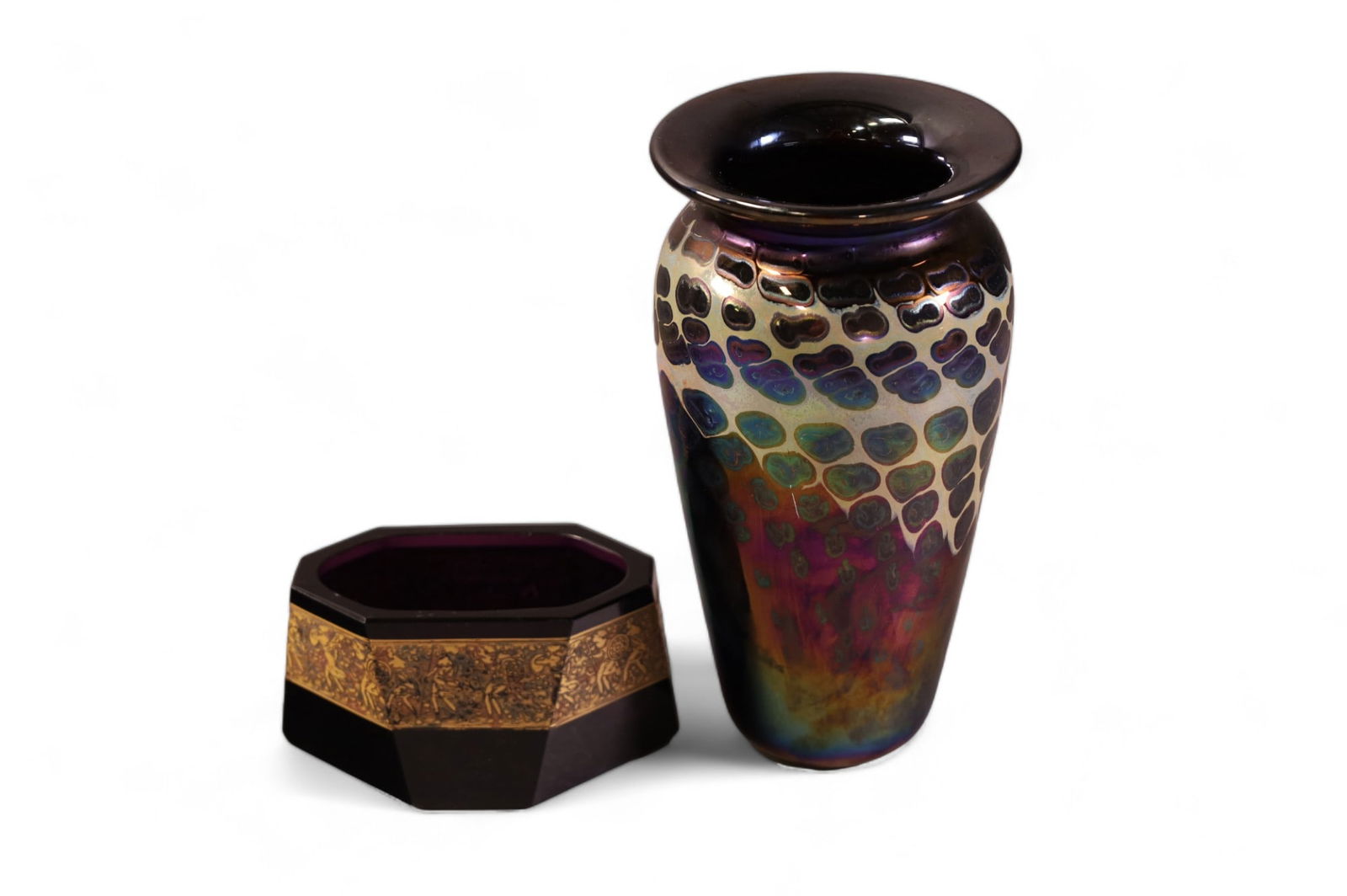 2 PIECES OF ART GLASS (1 of 7)