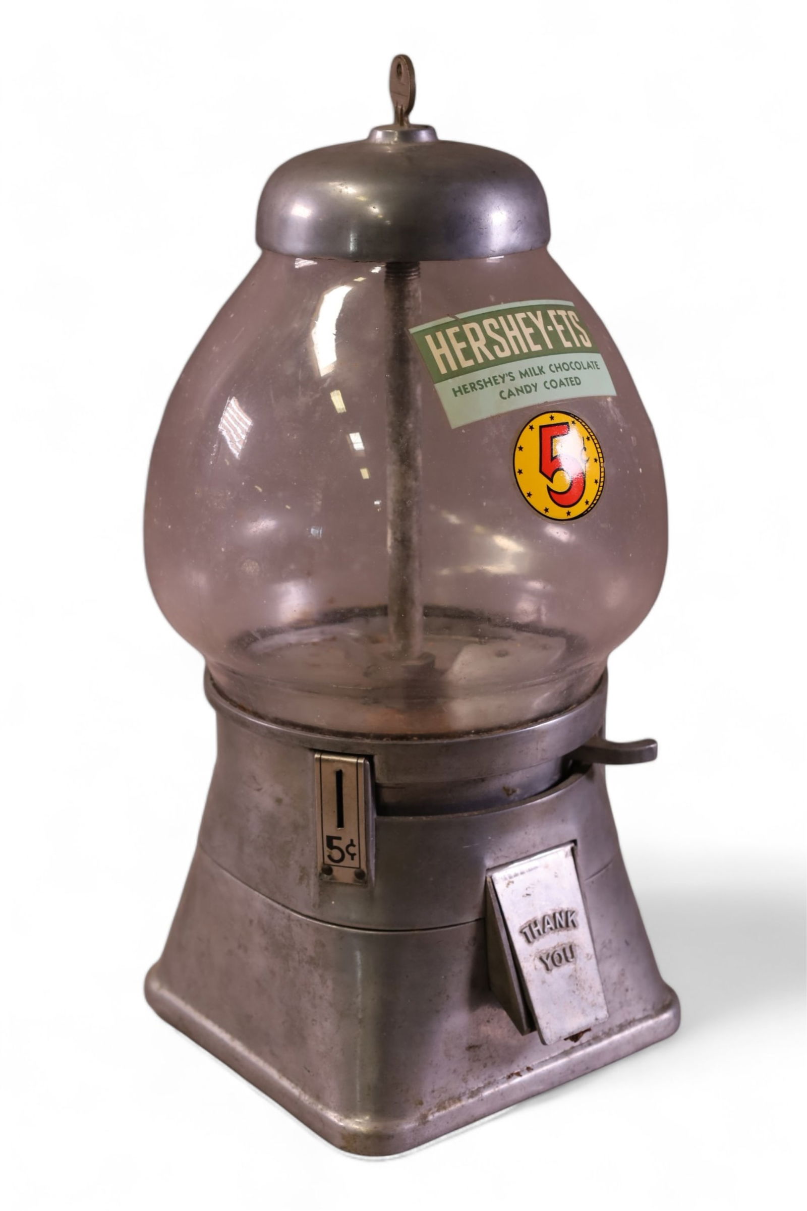 HERSHEY 5 CENT GUMBALL MACHINE (1 of 4)